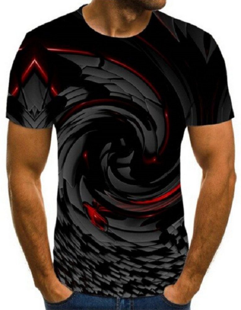 T-Shirt 3D-Druck T-Shirt Unisex / Rundhals (Atmungsaktiv) - Sport + Freizeit