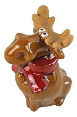 Krippenursel Weihnachtsfigur 2er Set Niedliche Elche mit Schal (Set, 2 St), freundlich fröhliches Design