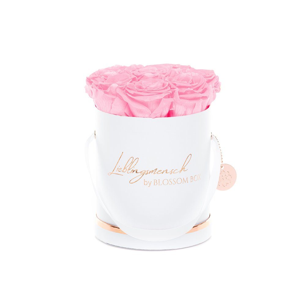 Trockenblume Medium - Lieblingsmensch Flowerbox Rosa, MARYLEA 