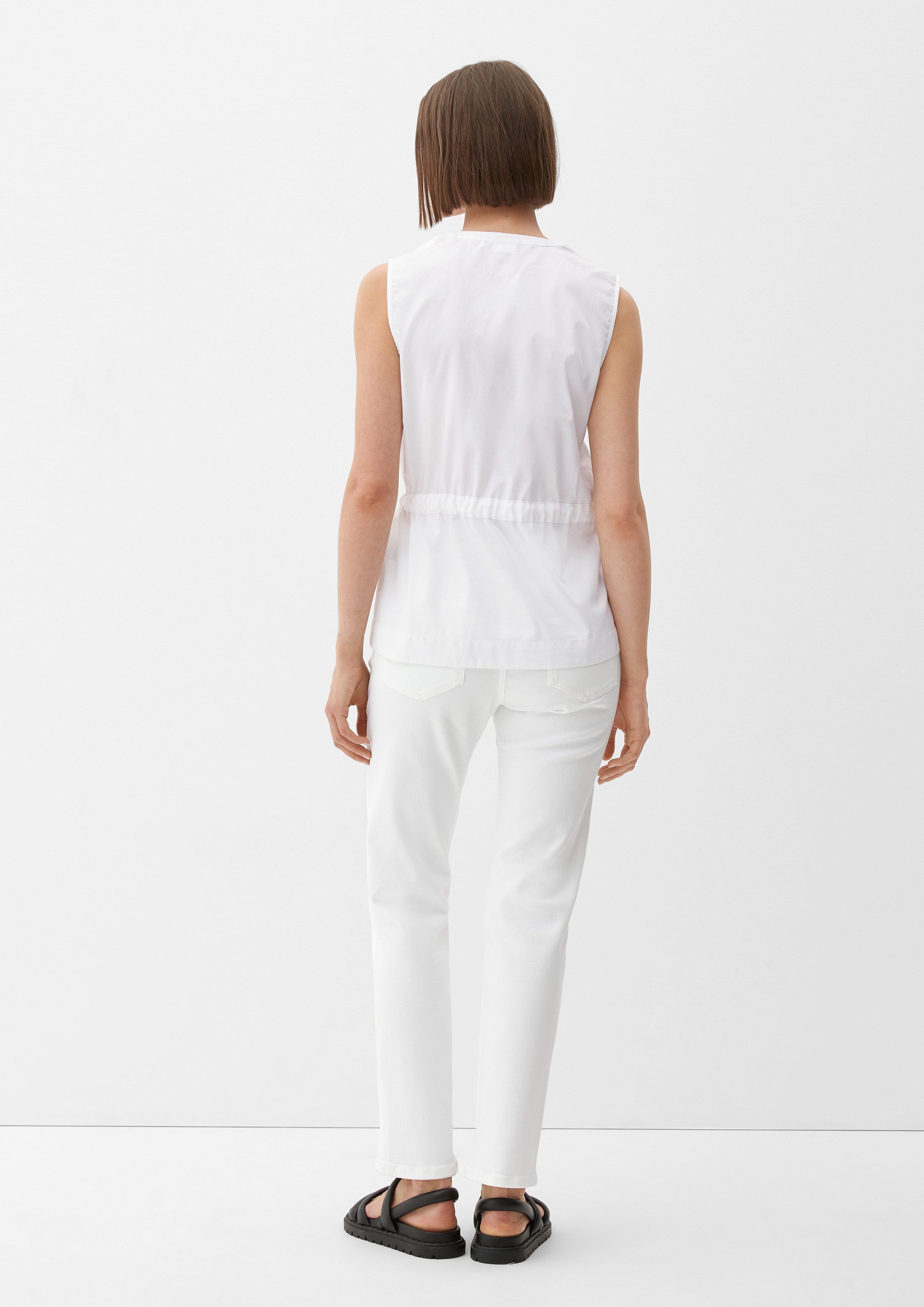s.Oliver Blusentop Bluse Bluse aus Popeline