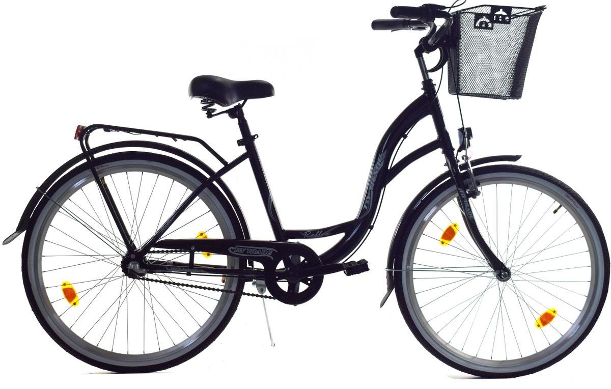 Cityrad 26 Zoll Mädchen Damen City Fahrrad Rad Bike 3 GANG NEXUS Reflex Schwar