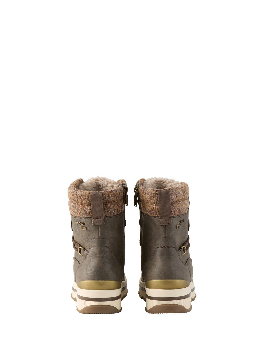 TOM TAILOR Shoes Licence Winterboots Wasserfeste Stiefel mit Material-Mix