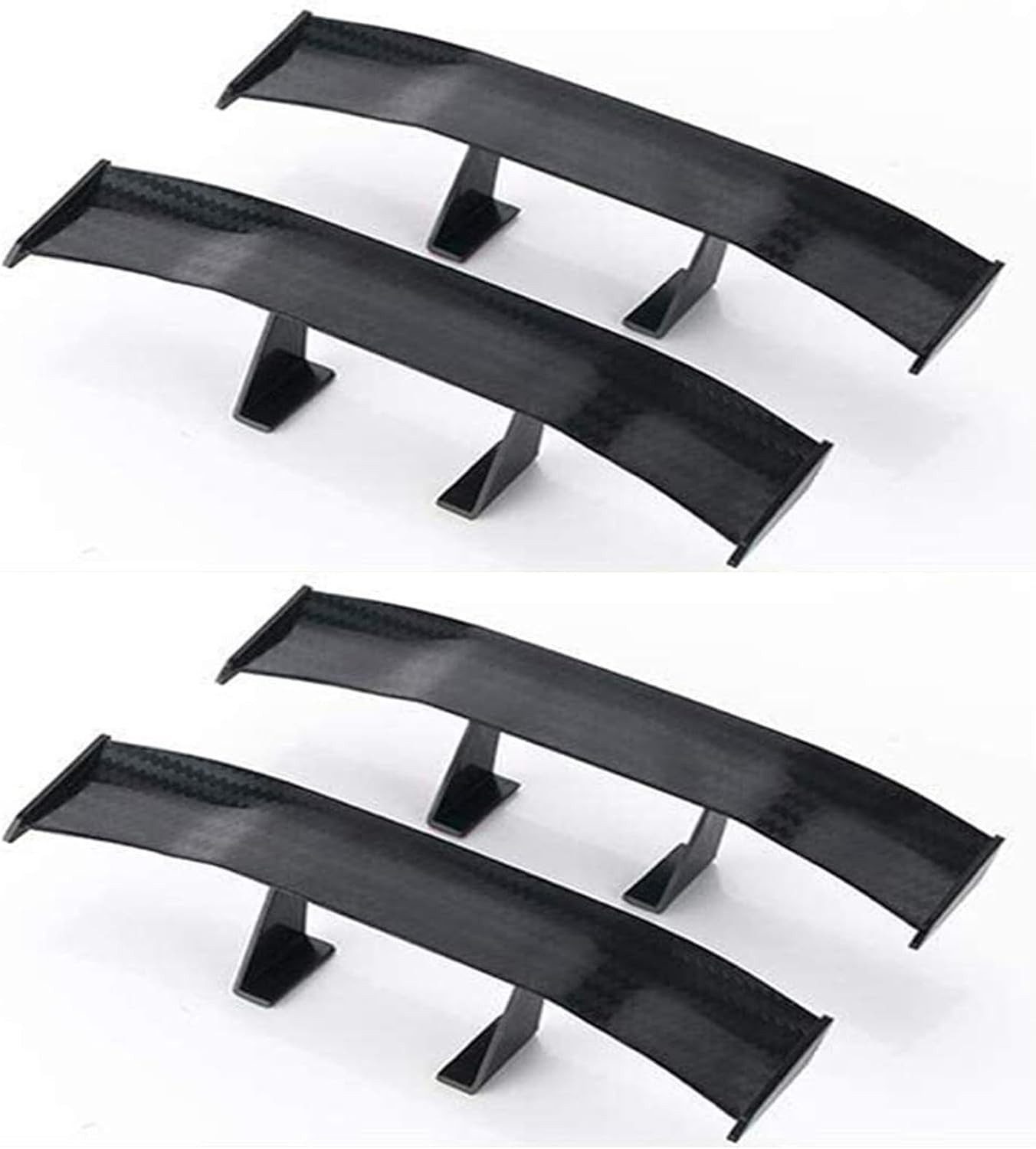 FELIXLEO Frontstoßstange 4er Mini Spoiler Universal Ohne Perforation Fahrzeug Dekoration, 1-St.