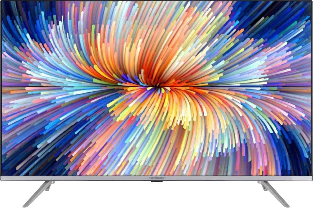 HD, Smart-TV) (126 D50V850M5CWH Ultra Telefunken 4K Zoll, LED-Fernseher cm/50