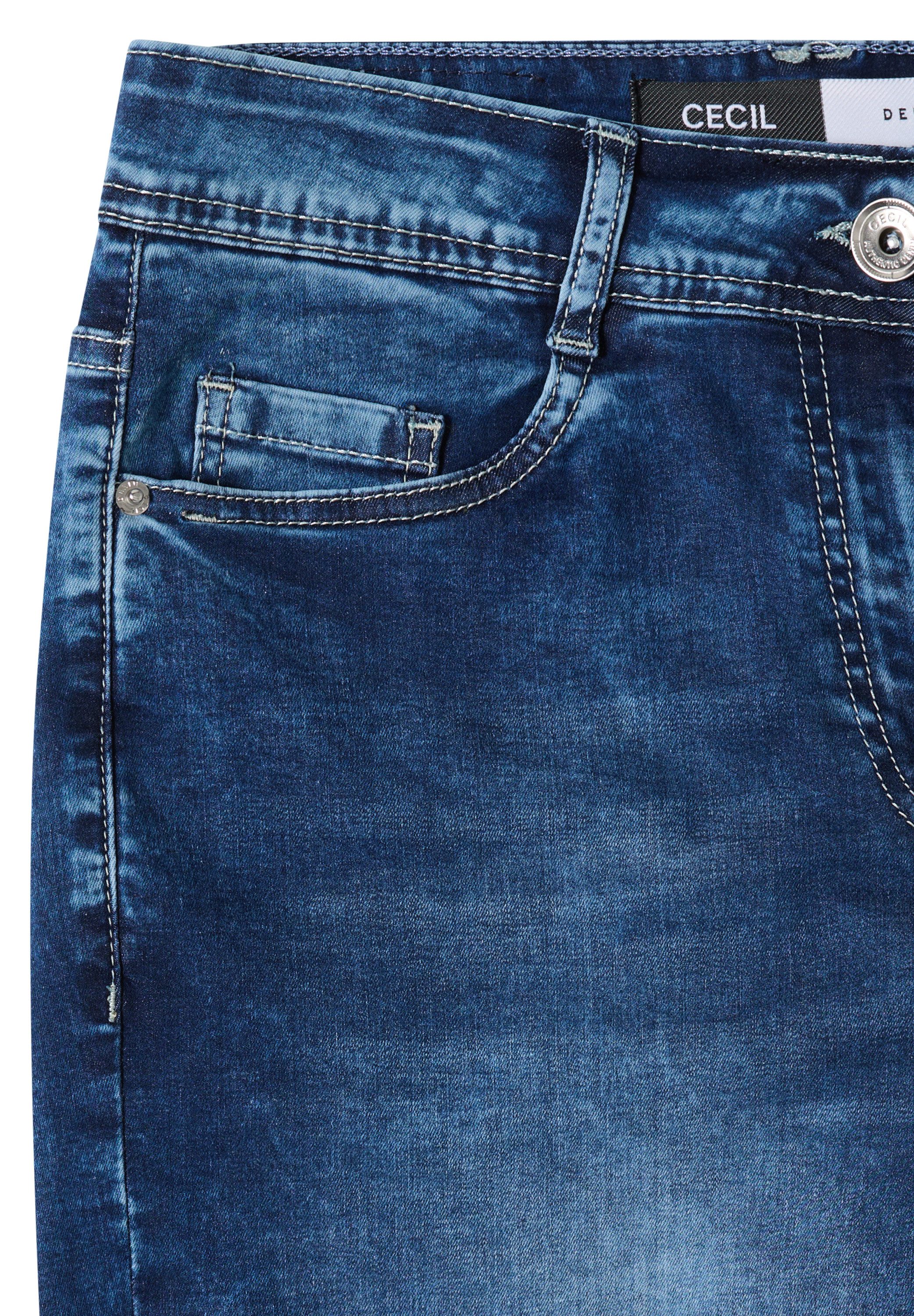 CECIL Loose-fit-Jeans High Waist