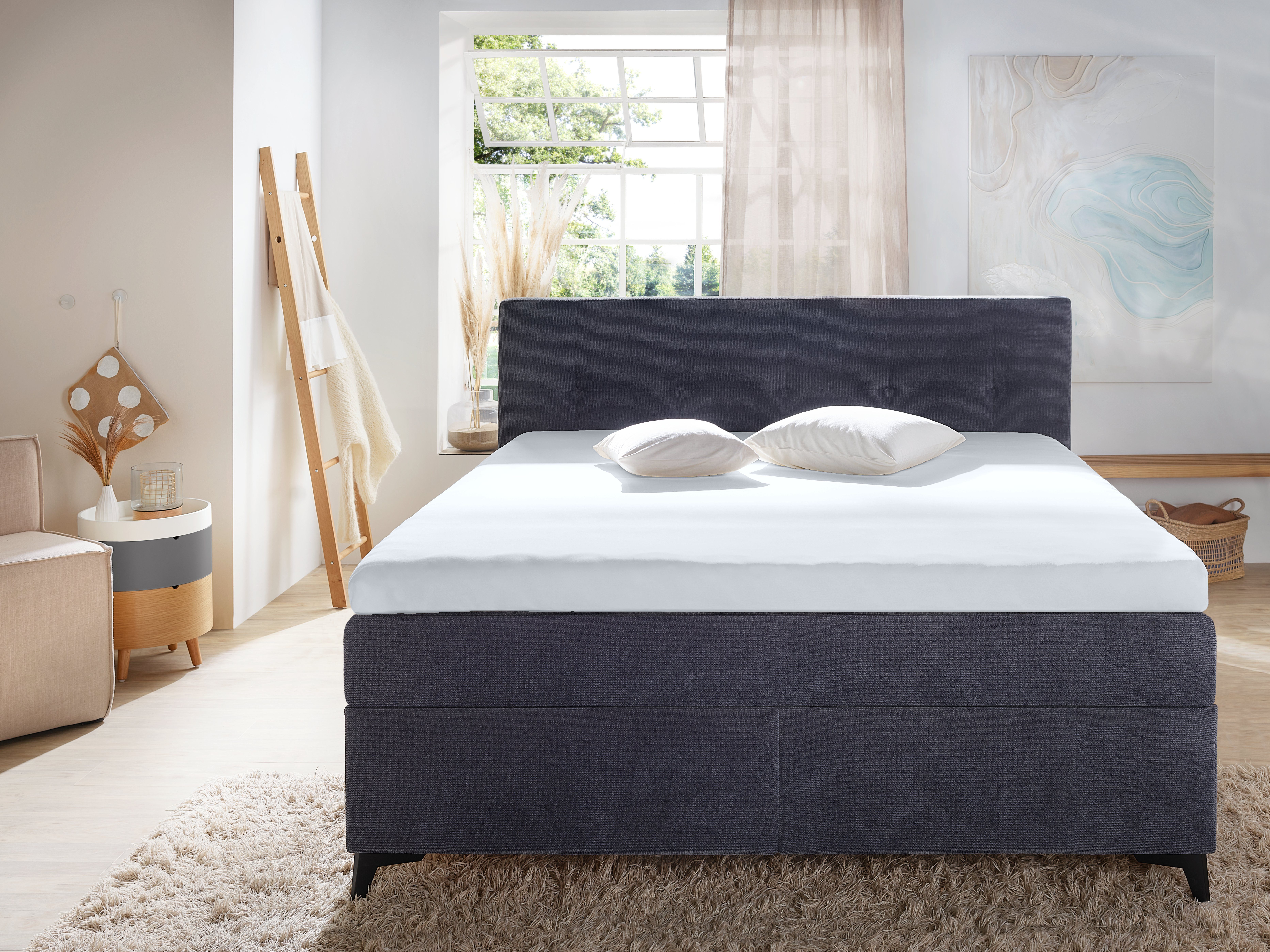 Primera Spannbettlaken Elasthan-Feinjersey Topper, Jersey-Elasthan, Gummizug: rundum, (1 Stück), Aus 95% gekämmter Baumwolle und 5% Elastan