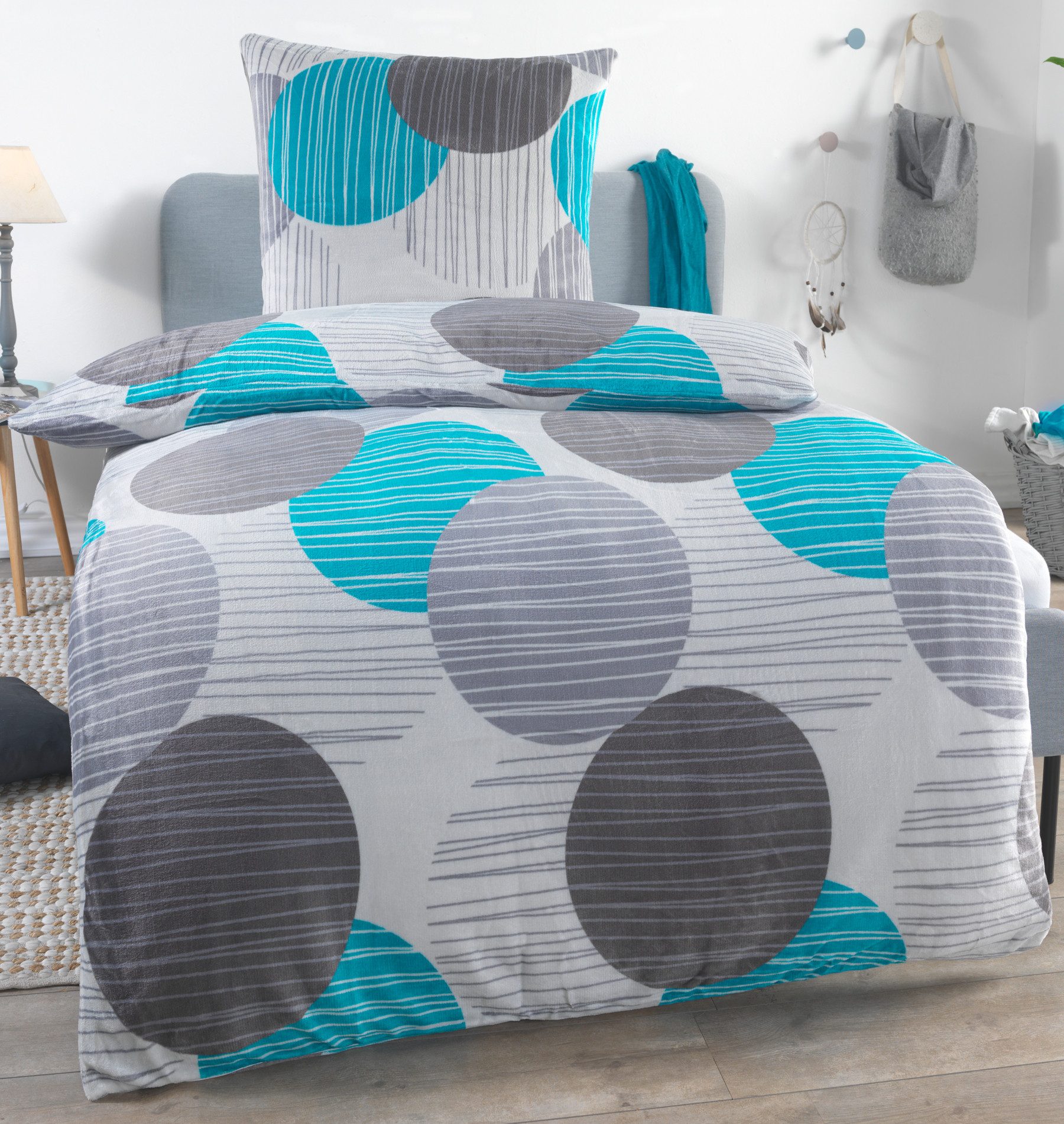 Malika Bettwäsche 135x200 + 80x80 cm Cashmere Touch Bettwäsche, atmungsakti günstig online kaufen