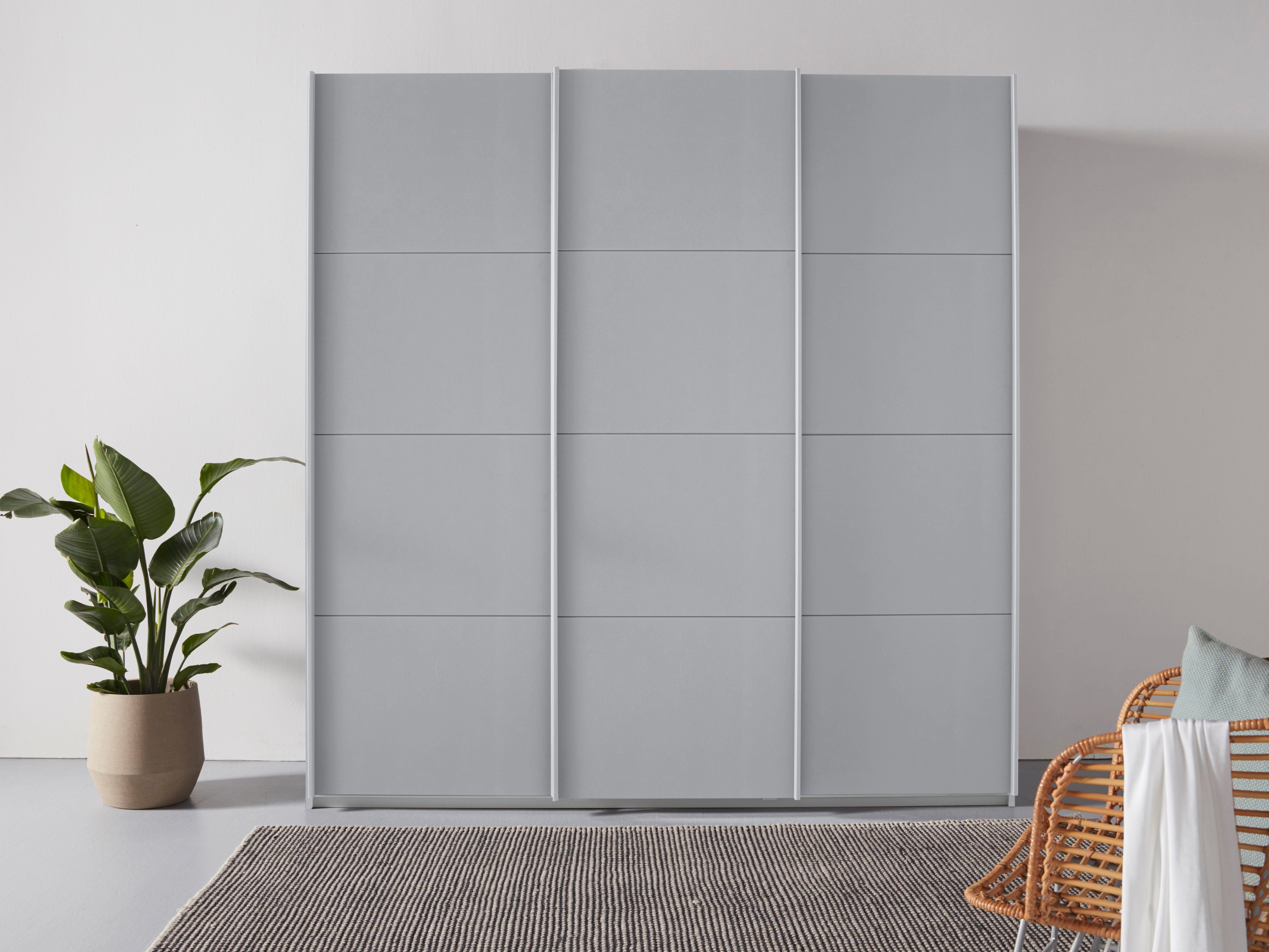 rauch Schwebetürenschrank Kleiderschrank Schrank Garderobe TOPSELLER OTELI inkl. Inneneinteilung mit 3 Innenschubladen sowie zusätzlichen Einlegeböden MADE IN GERMANY