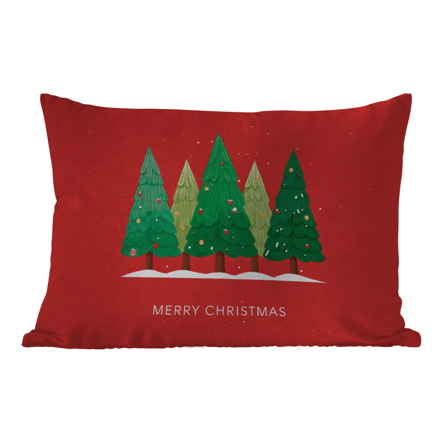 MuchoWow Dekokissen Minimalistisch - Weihnachtsbäume - günstig online kaufen