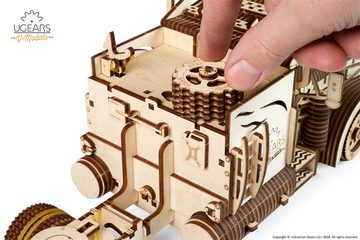 UGEARS 3D-Puzzle UGEARS Holz 3D-Puzzle Modellbausatz HEAVY BOY TRUCK VM-03, 541 Puzzleteile