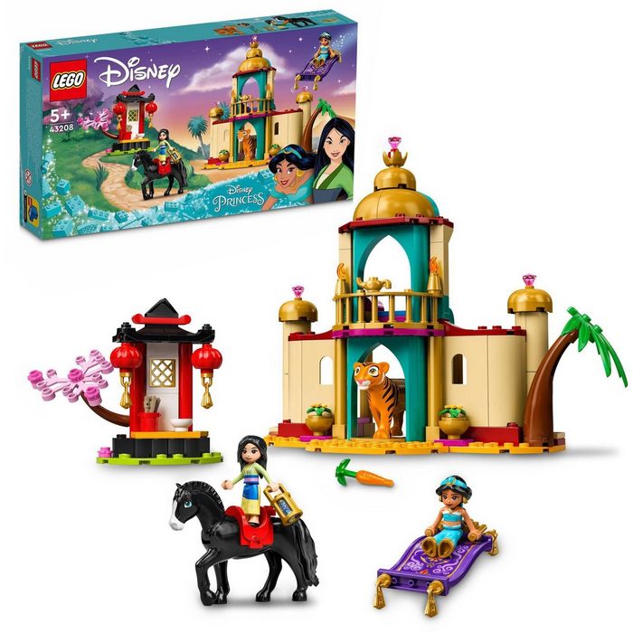 LEGO® Konstruktionsspielsteine Jasmins und Mulans Abenteuer (43208) LEGO® Disney (176 St)