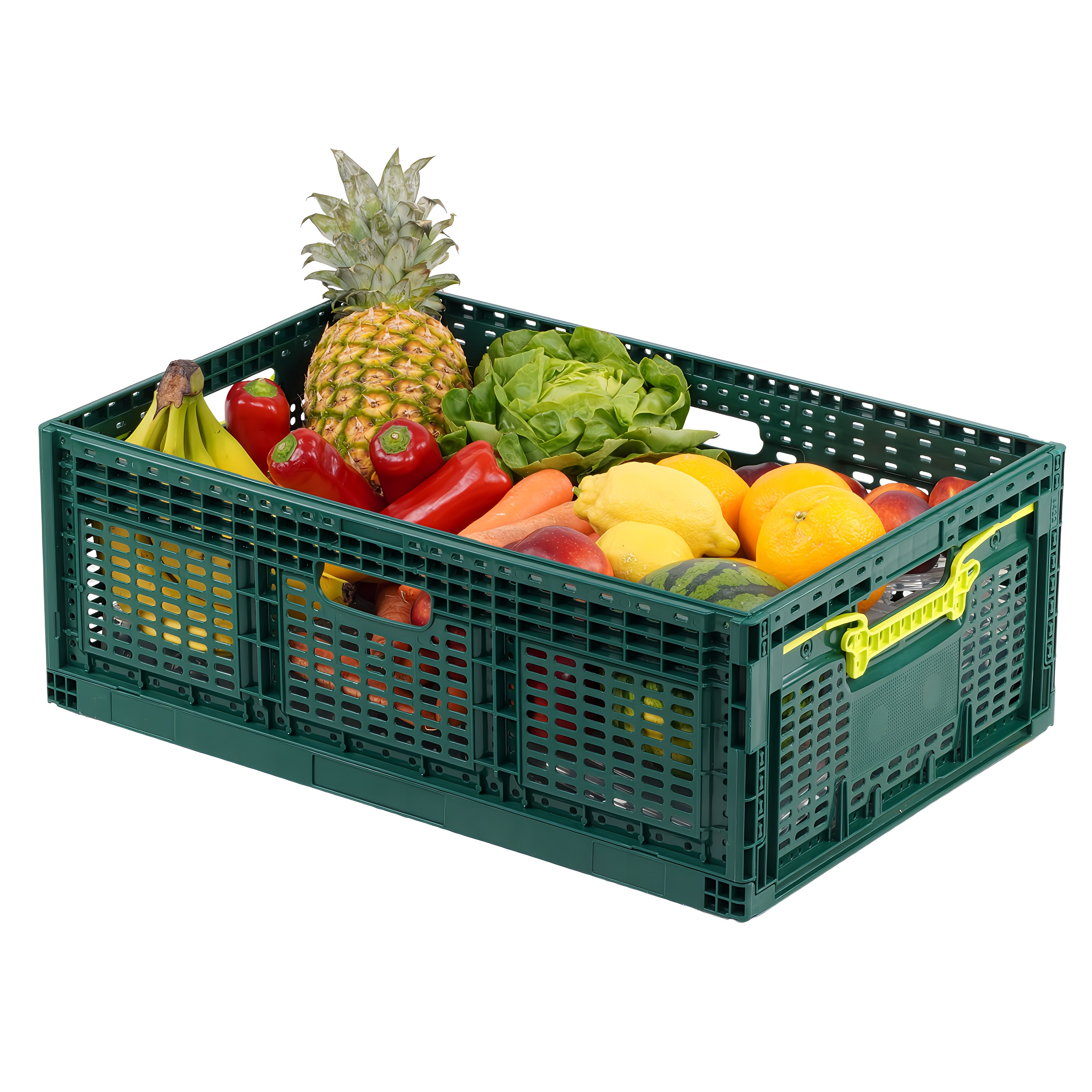Logiplast Klappbox 10 stabile Einkaufskörbe / Klappkisten / Faltboxen, 46 l, Faltbar – Bild 5 von 5
