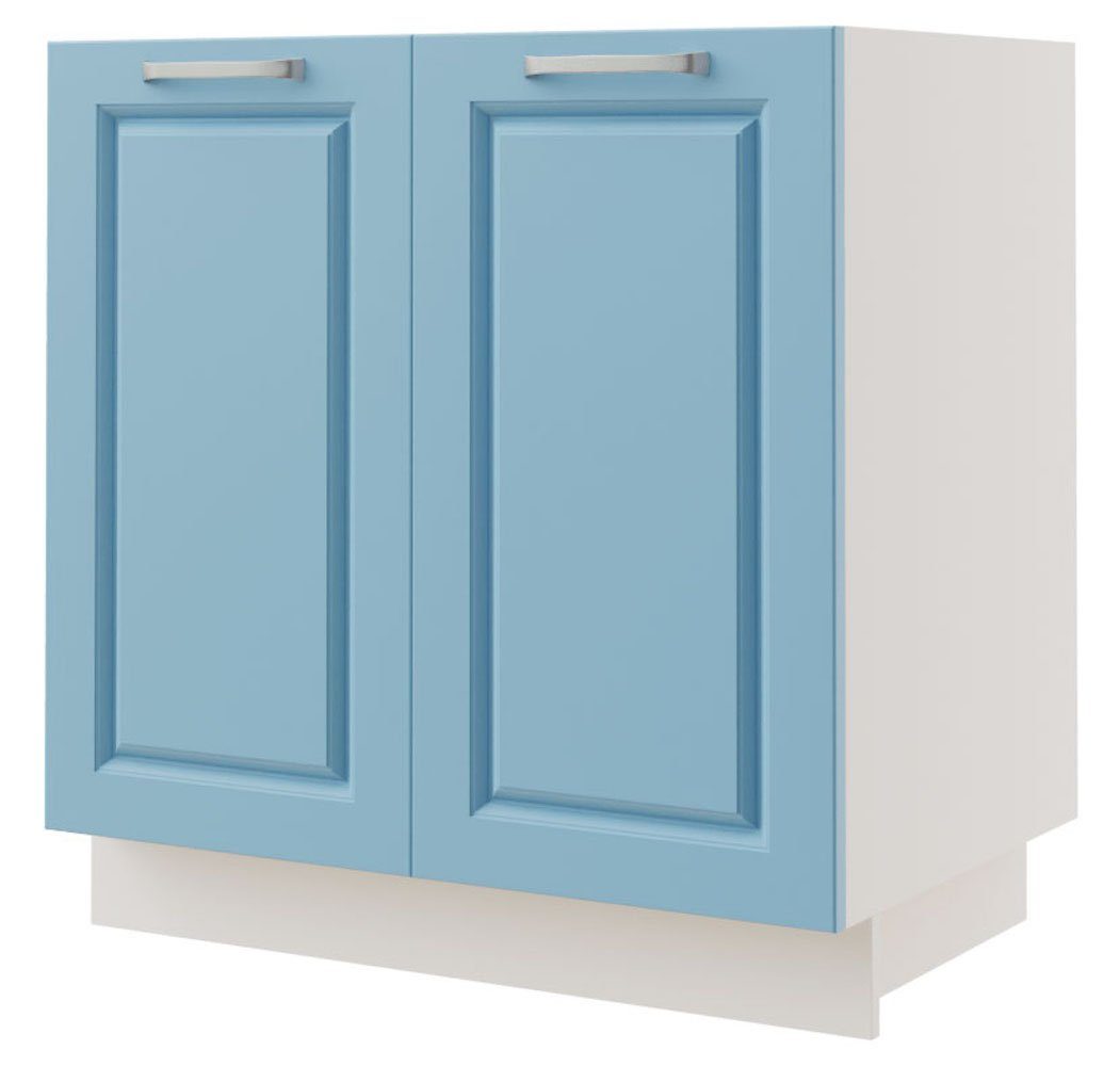 Feldmann-Wohnen Unterschrank Pescara (Pescara, 1-St) 80cm Front- und Korpusfarbe wählbar 2-türig