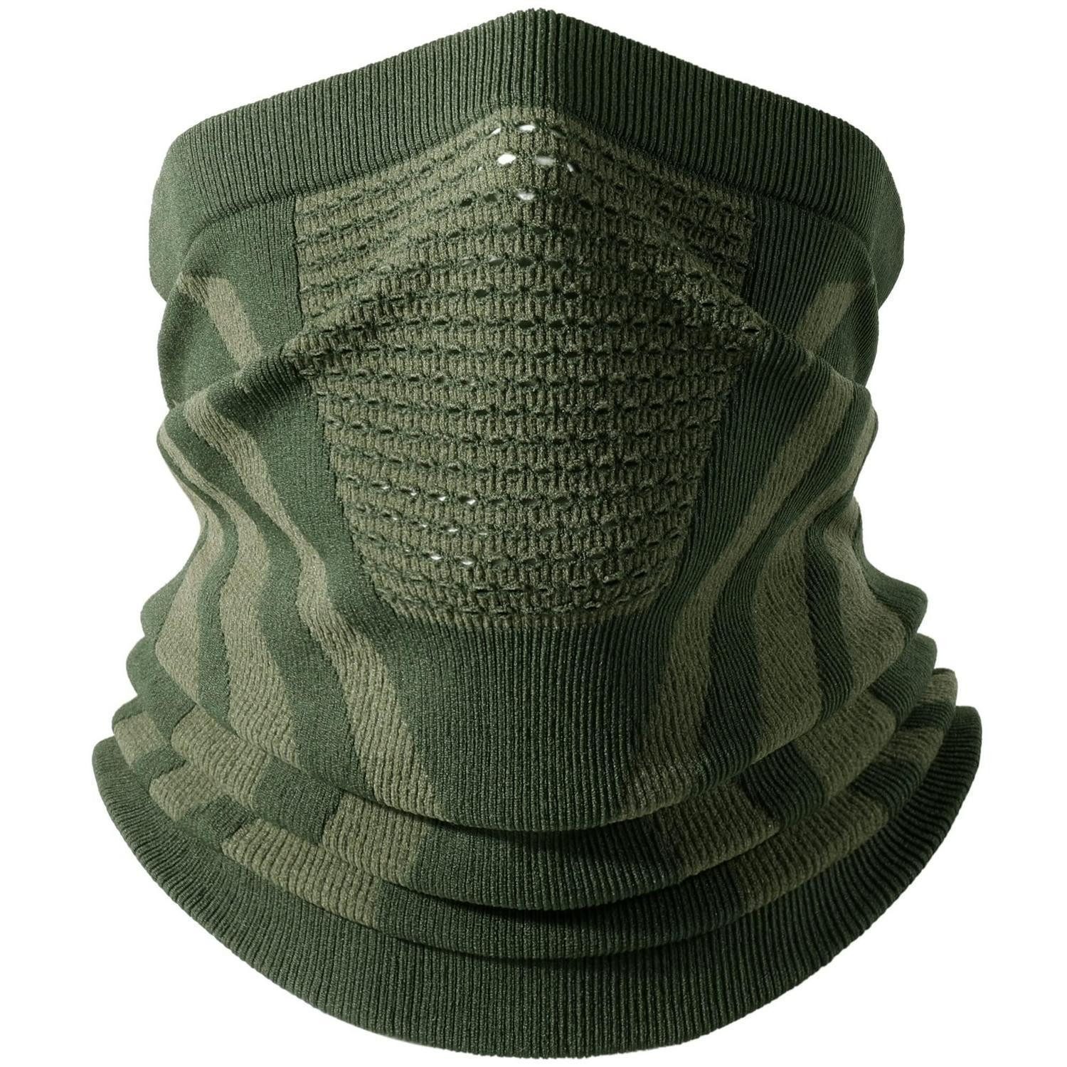LuxusKollektion Sturmhaube Halswärmer Gamasche Gesichtsmaske Sturmhaube Bandana Ski Alle Grün