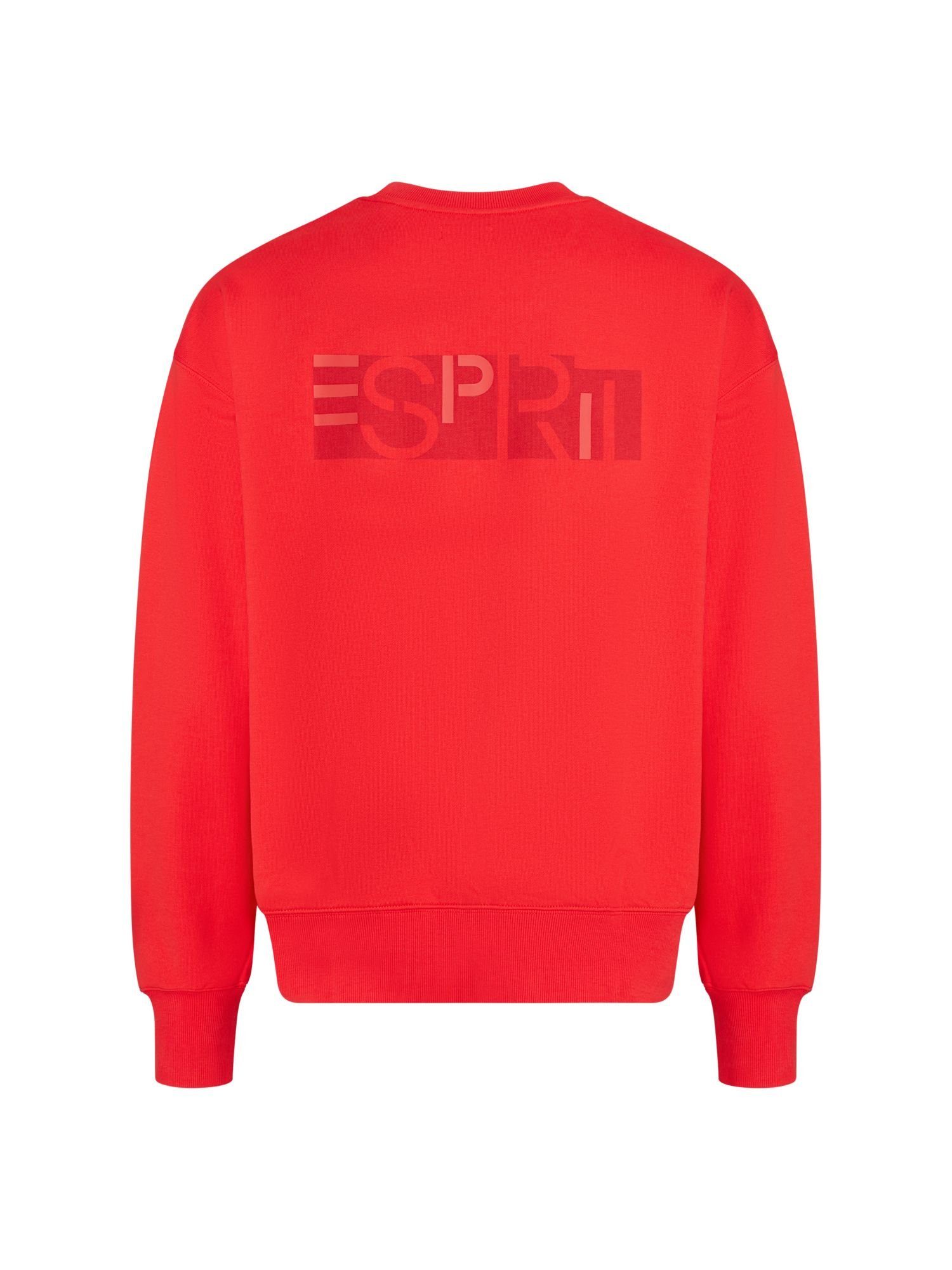 Esprit Sweatshirt Yagi Archive Sweatshirt mit Logo (1-tlg) RED
