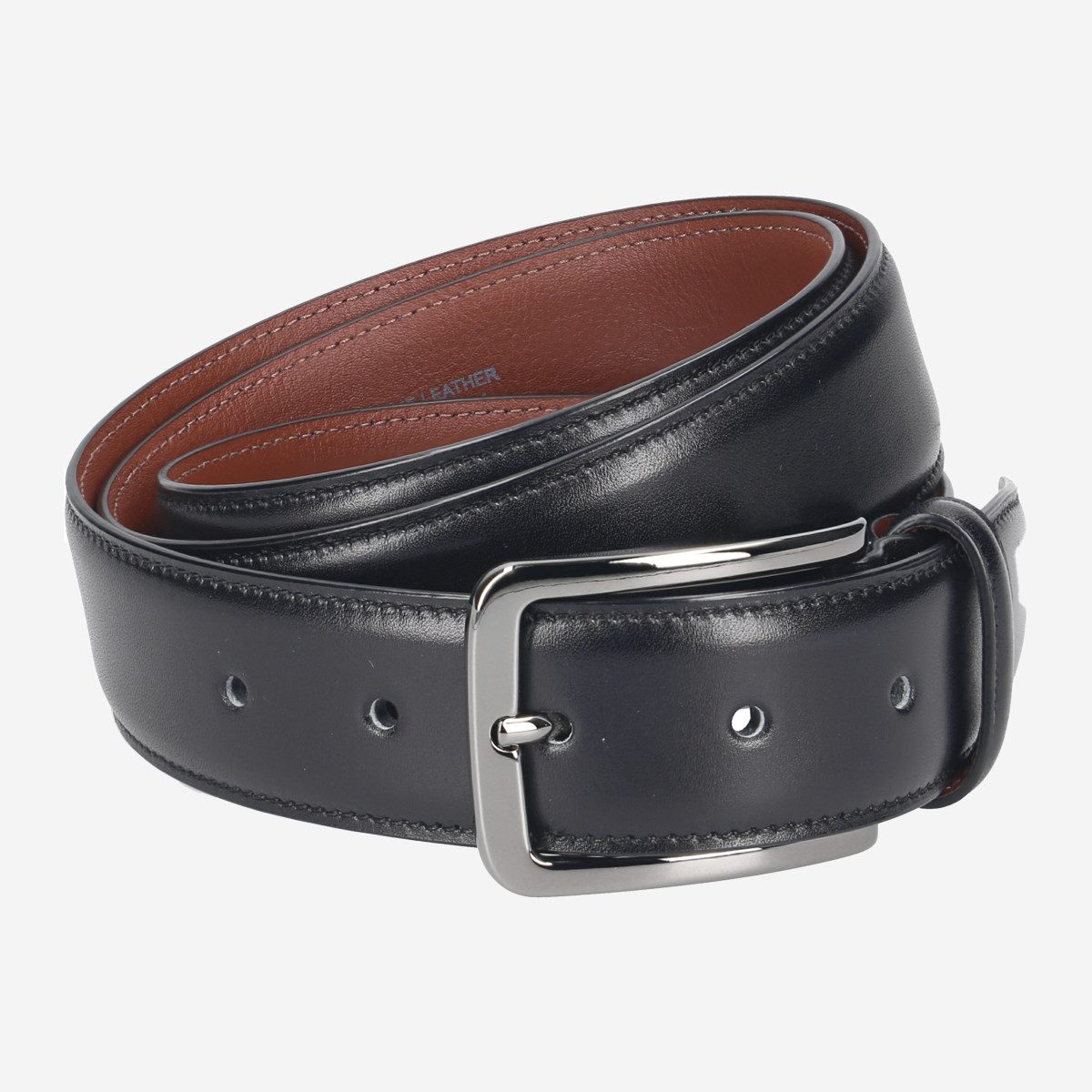 Ledergürtel Flecs 001 NERO, Gürtel, Schwarz