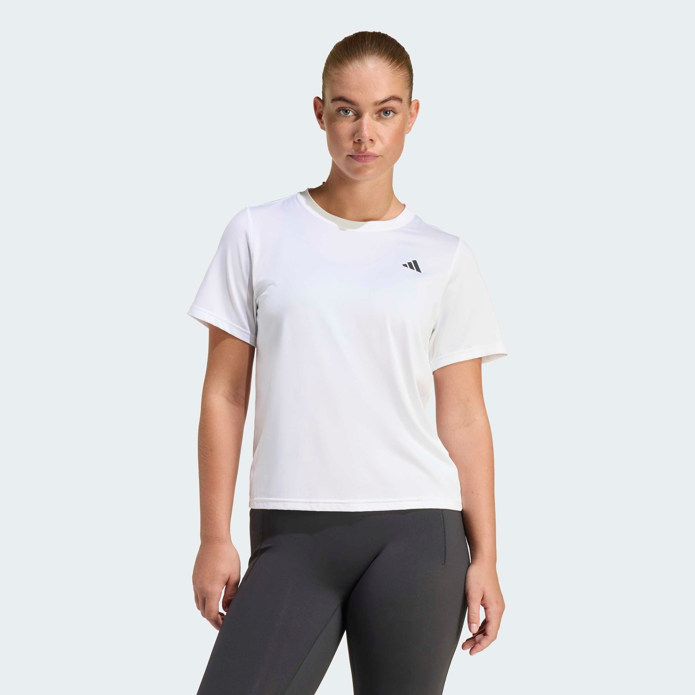 adidas Performance T-Shirt WORKOUT ESSENTIALS für Erwachsene, mit Rundhalsausschnitt, ohne Verschluss, aus Polyester