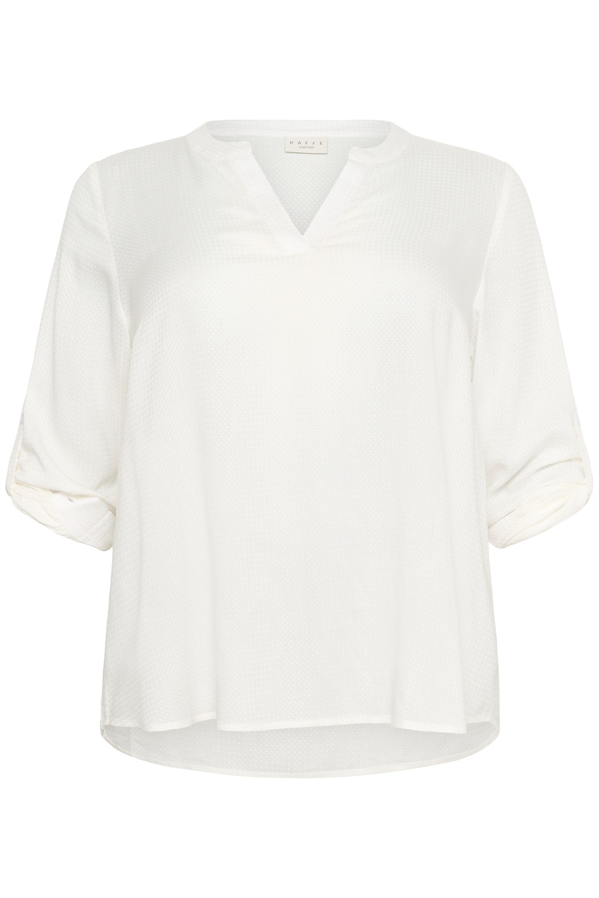 KAFFE Curve Langarmbluse Langarm-Bluse KCmolly Große Größen günstig online kaufen