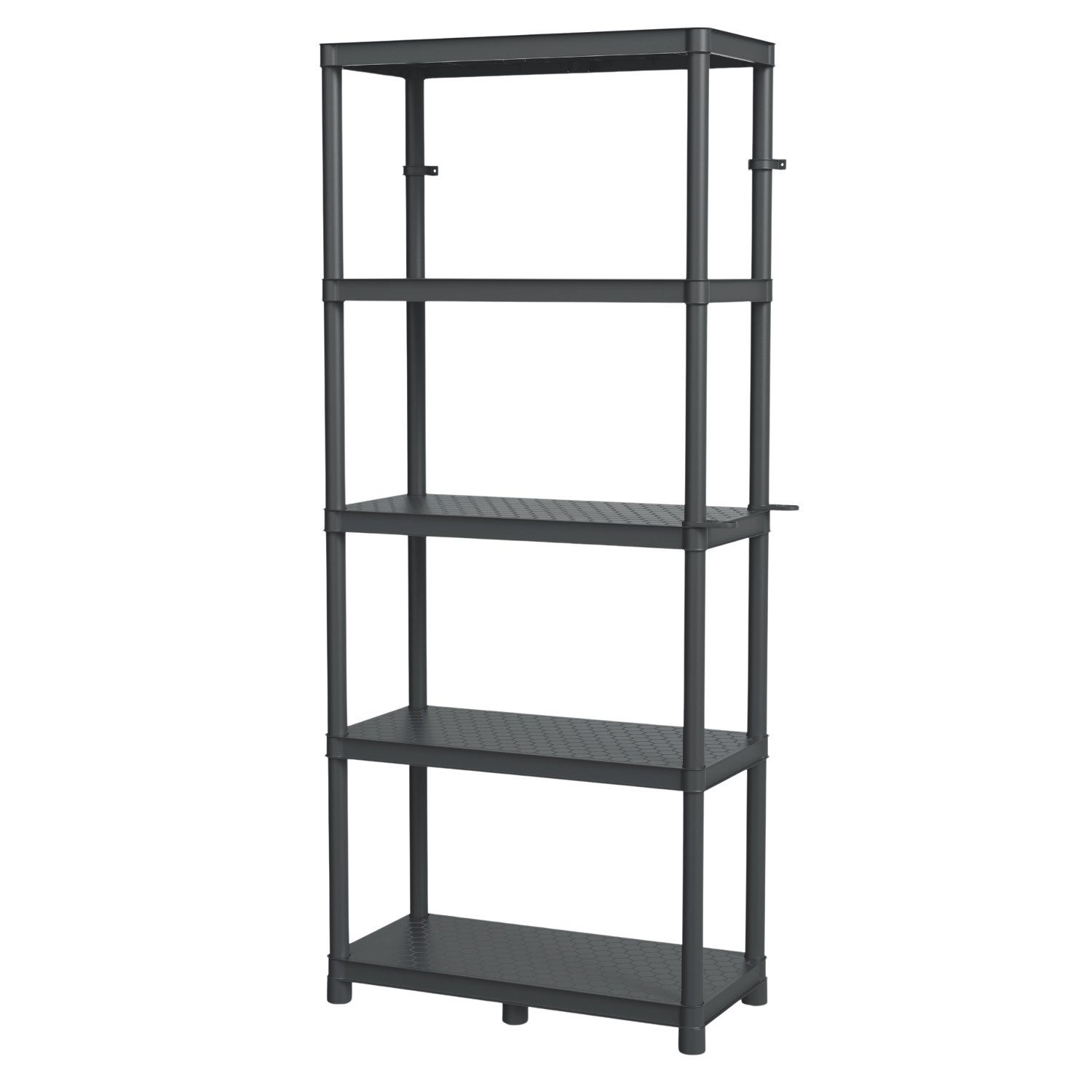 Keter Standregal KSS75L5HD-S411 Stackaro 75 bis 220 kg, max. Gesamtbelastung 220 kg, 5 Fachböden, Wandmontage