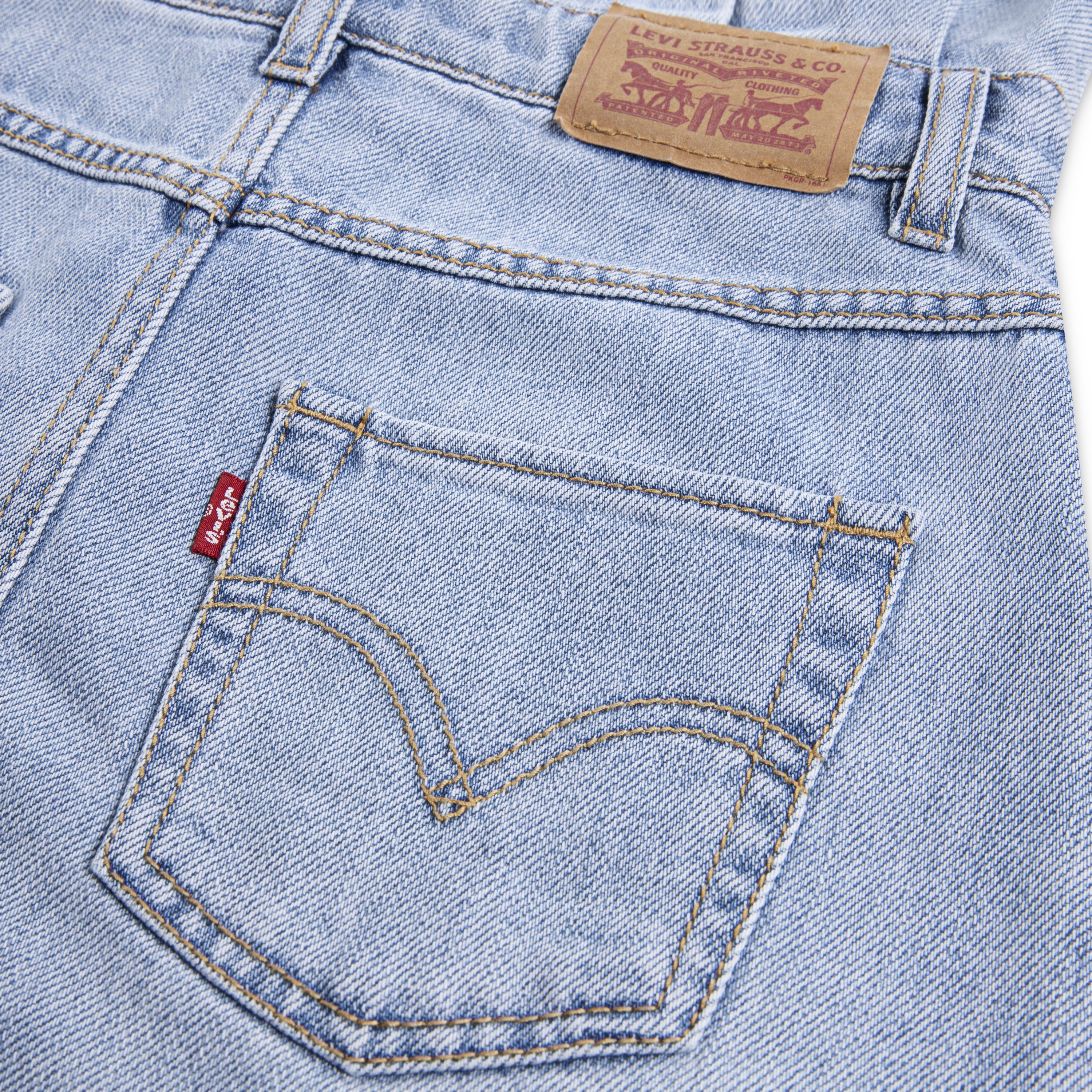 Levi's® Kids Jeanskleid LVG LS WESTERN DRESS mit Druckknöpfen, for Girls