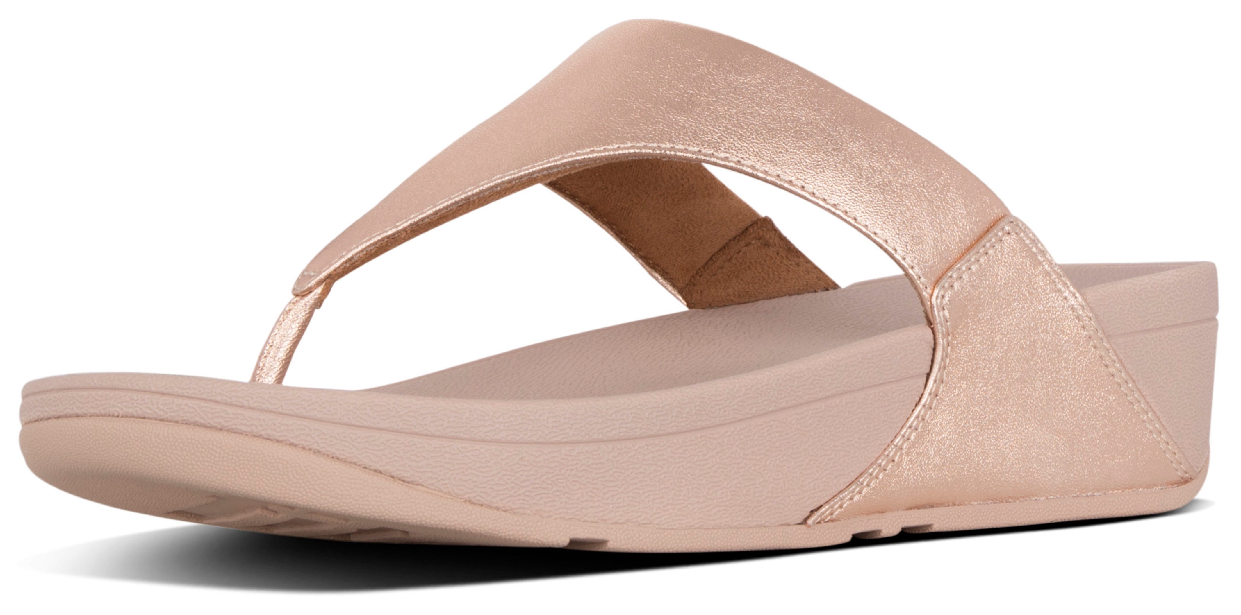 Fitflop LULU LEATHER TOEPOST Dianette Pool Slides, Pantolette, Badeschuh mi günstig online kaufen