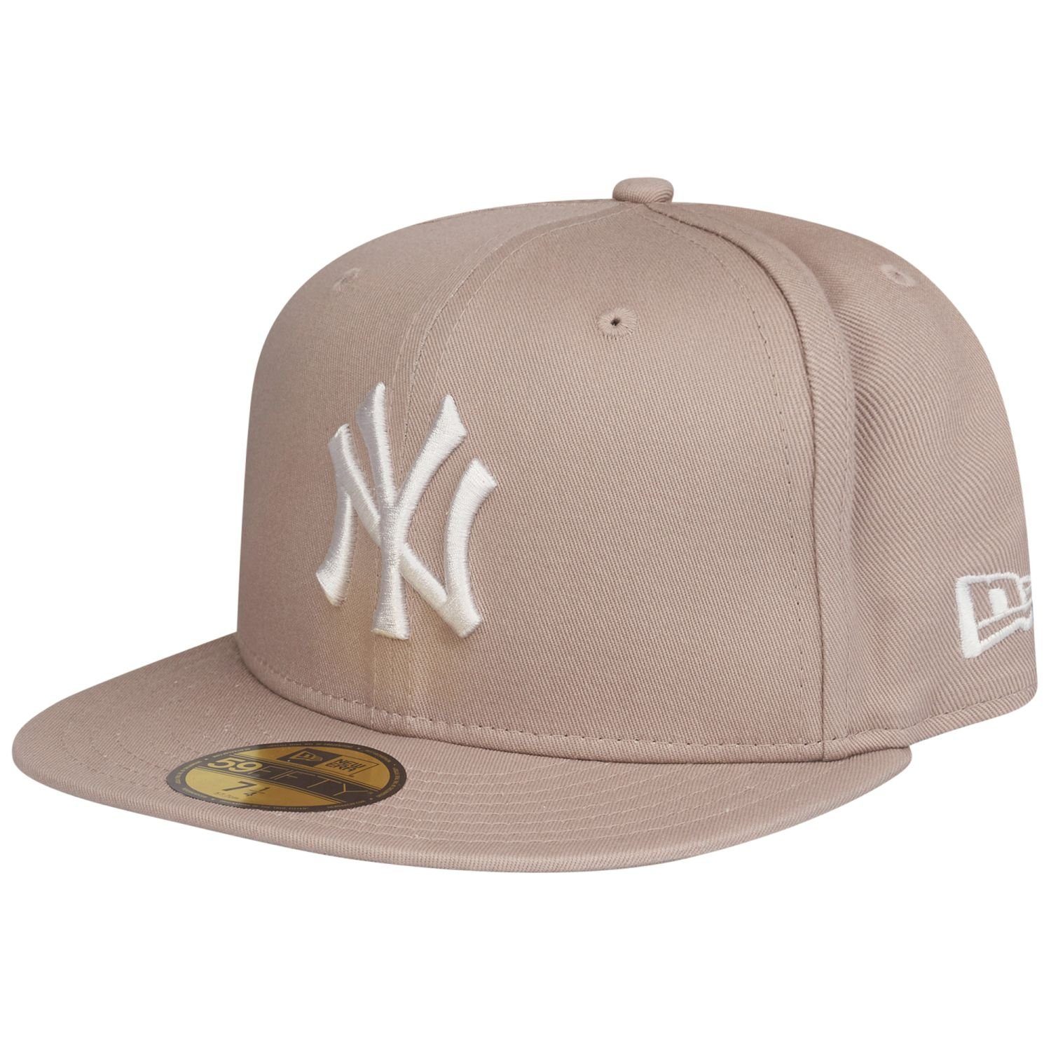 New Era Fitted Cap 59Fifty New York Yankees ash brown