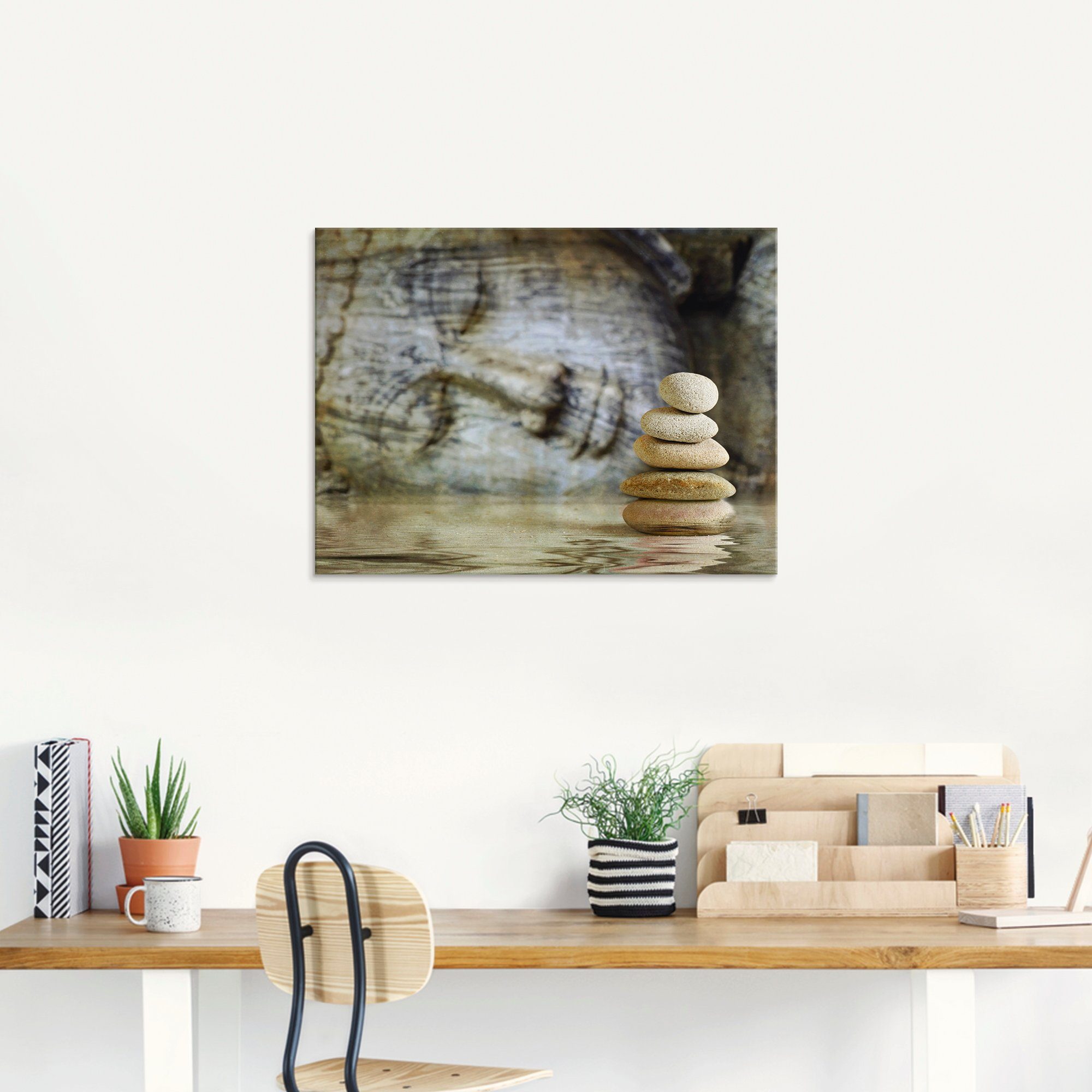Artland Glasbild »Wassertempel«, Zen (1 Stück)-kaufen