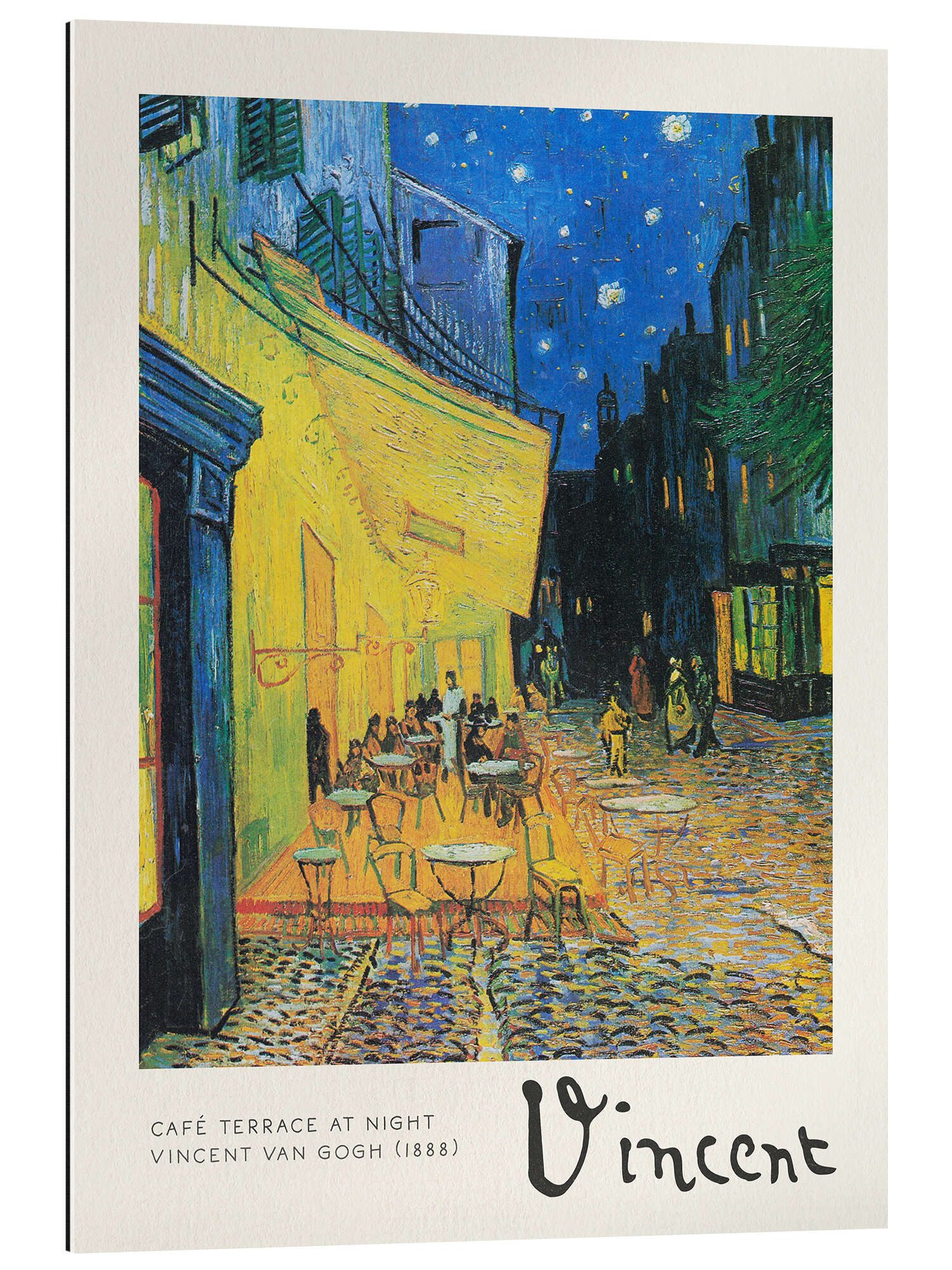 Posterlounge XXL-Wandbild Vincent van Gogh, Caféterrasse am Abend, 1888, Wohnzimmer Malerei
