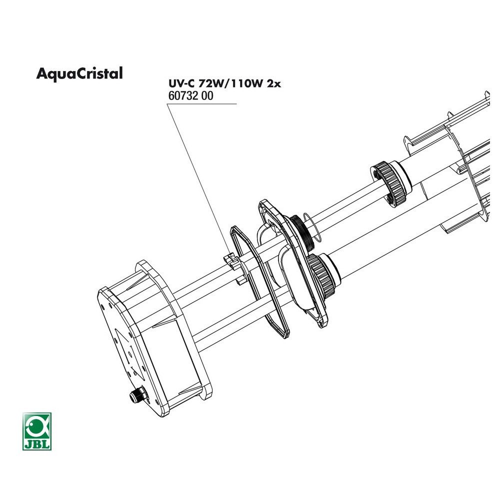 JBL GmbH & Co. KG УФ-осветлители Ersatzteil 2x Klemmsicherung für UV-C 72 / 110 W