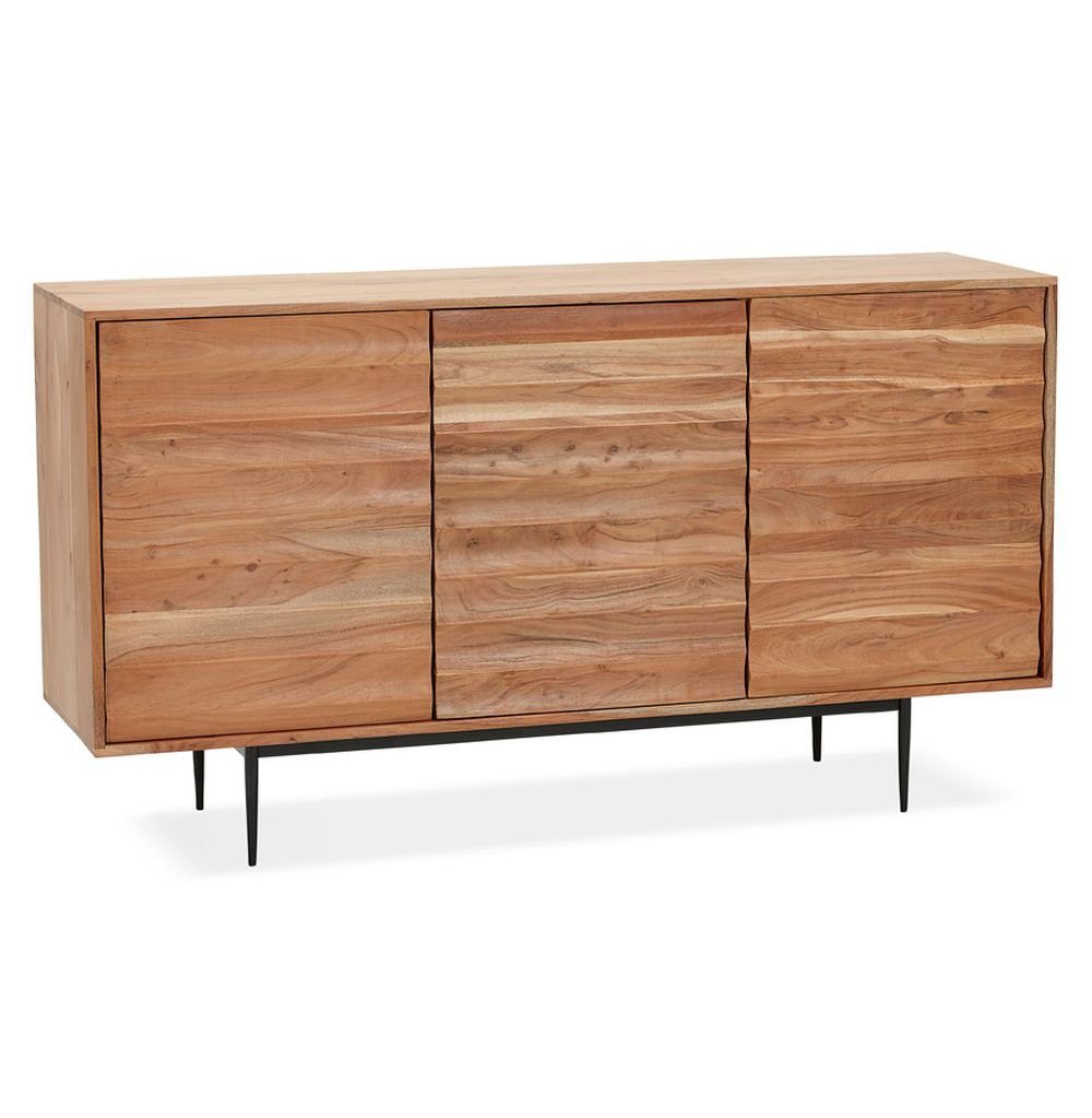 KADIMA Design Kommode Buche - 60x70x35cm Sideboard Mit 5 Schubladen