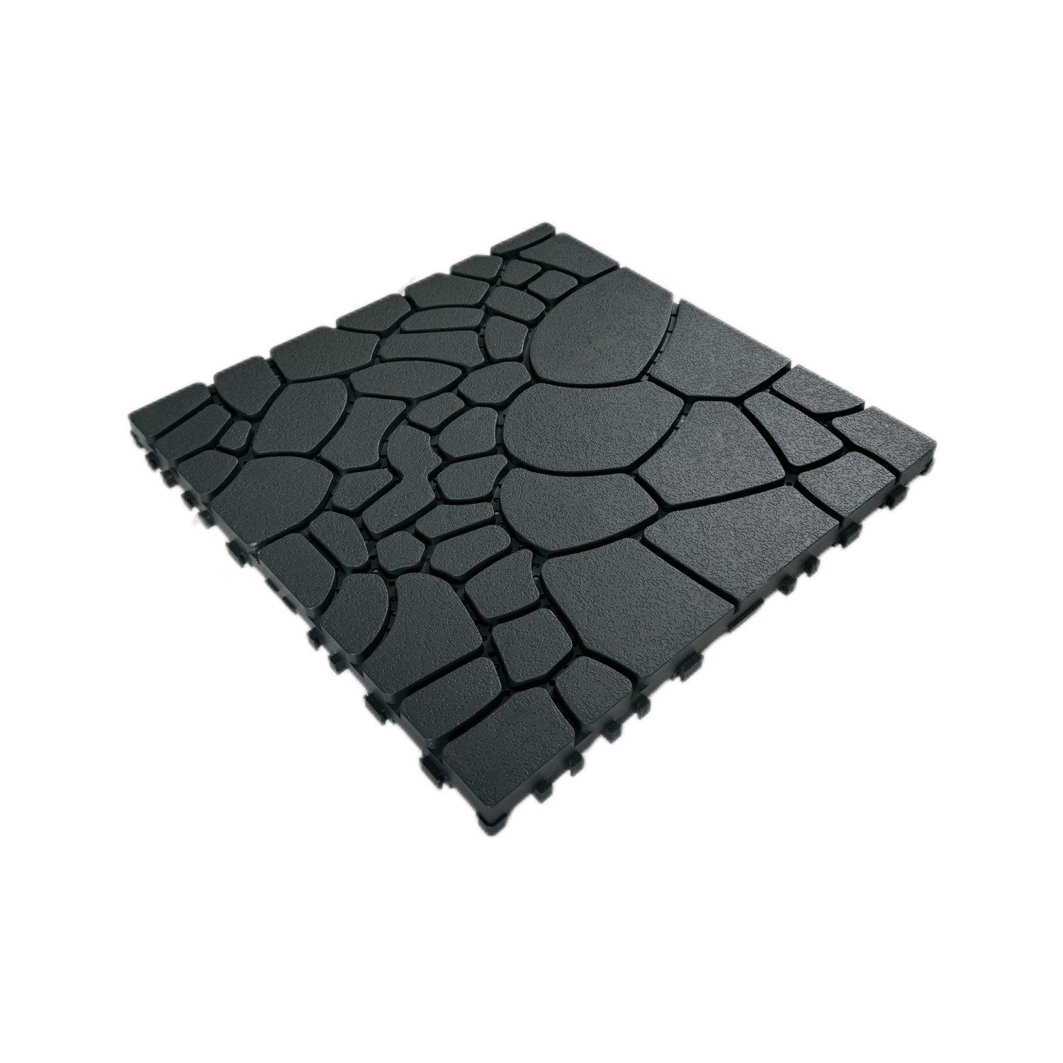 Fanttik Klickfliesen Balkon Patio 30x 30cm Garten-Klickfliese Bodenbelag,44er-Pack, Bodenbelag 4m²,Terassenfliesen,Ideal für den Außenbereich,Gartenhäuser