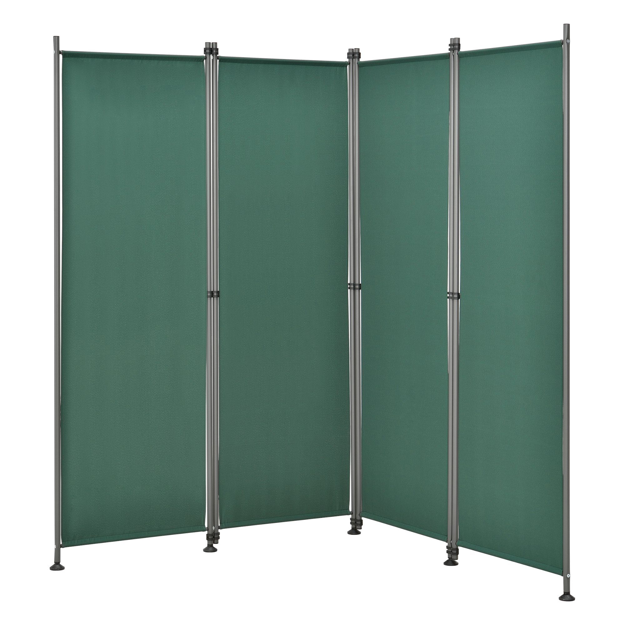 pro.tec Paravent, »Modica« Sichtschutz Outdoor 170x215cm Dunkelgrün Trennwand