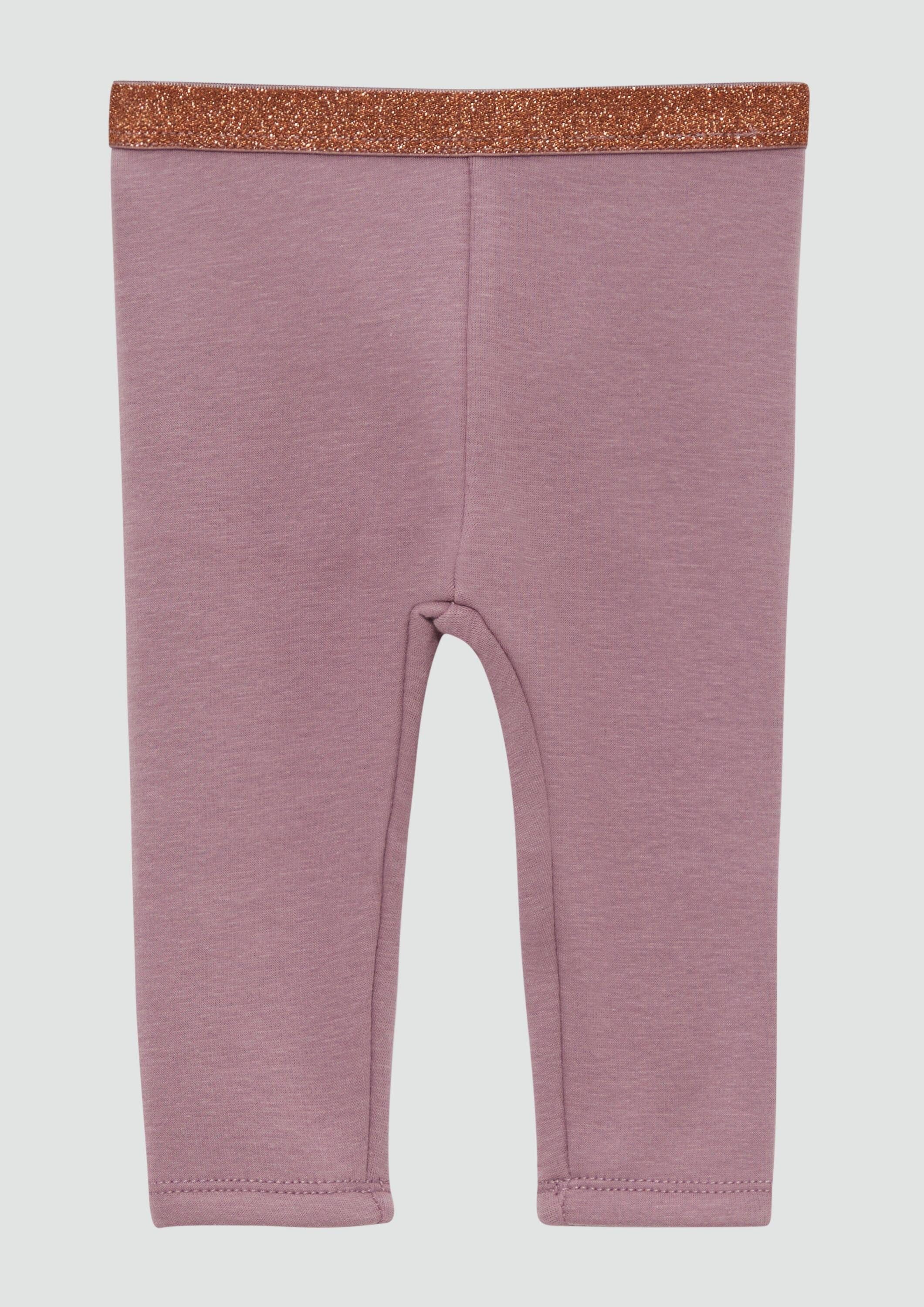 s.Oliver Leggings Leggins Thermofleece-Leggins mit Glitzer-Elastikbund