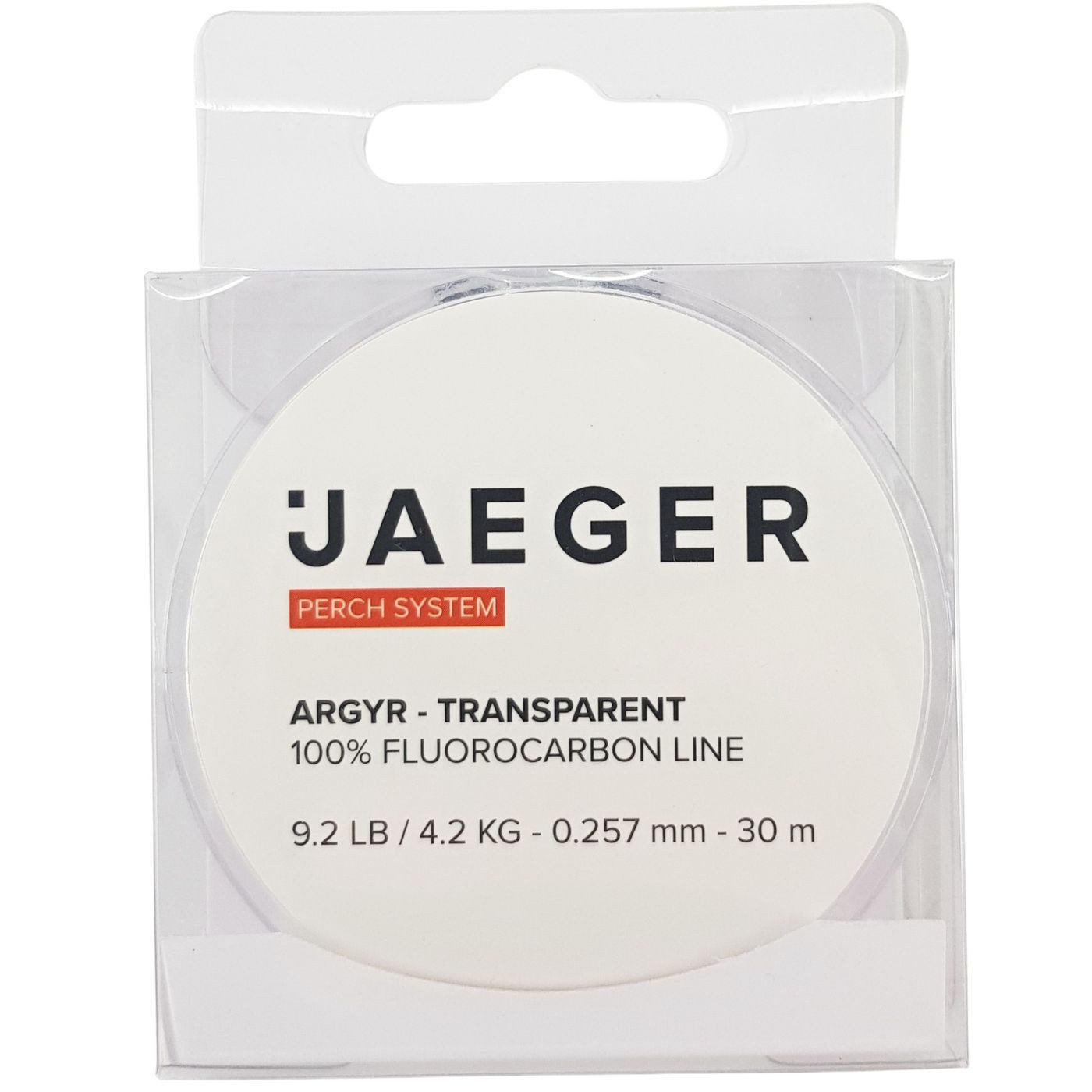 Jaeger Vorfachschnur Jaeger Fishing Fluorocarbon Argyr 0,257mm 4,2kg - 30m Vorfachschnur, (30-St)