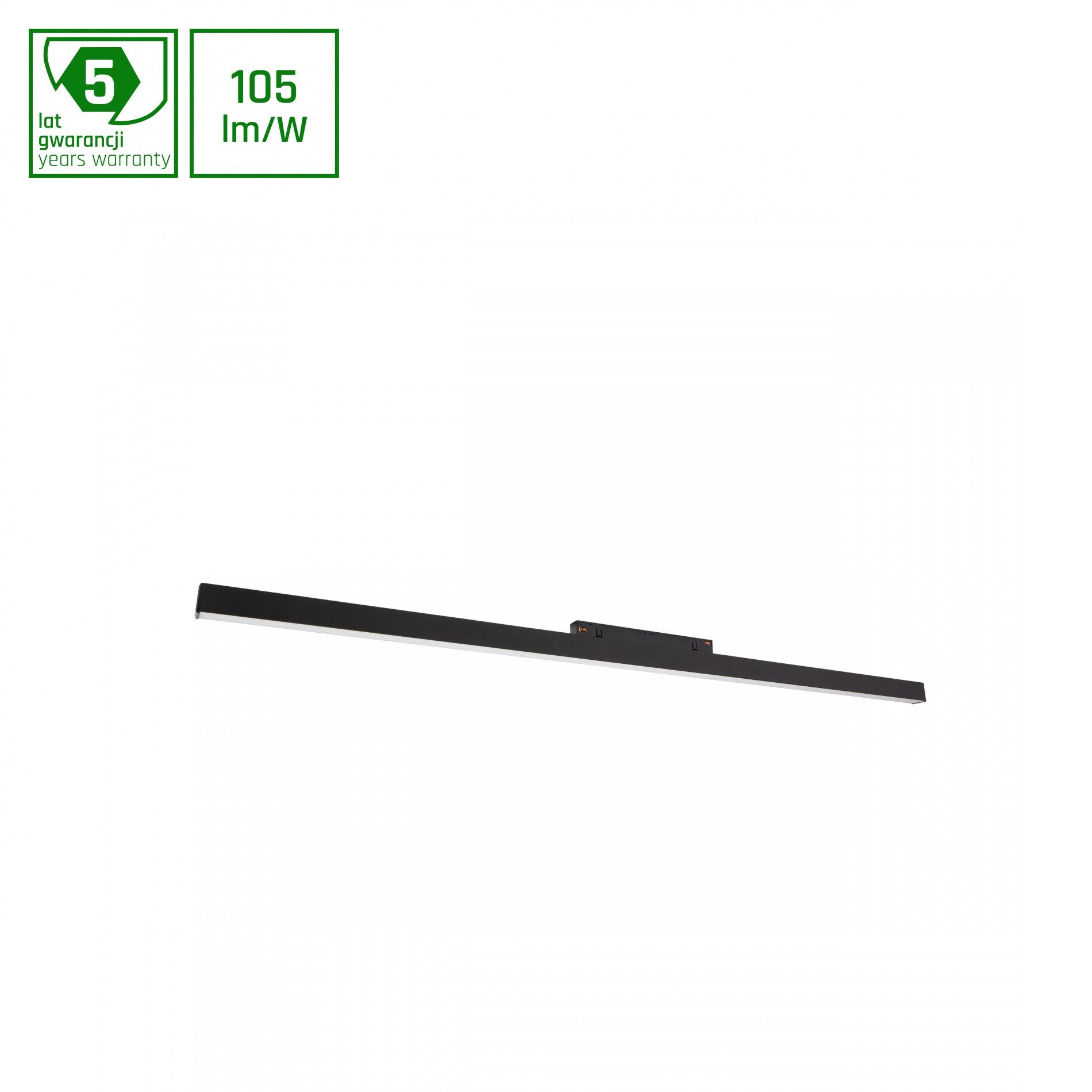 Spectrum Schienensystem-Leuchten Smarte LED Scheinenleuchte 48V 22W Dimmbar, Zigbee/Hue Schwarz, Leuchtmittel fest integriert, Warmweiß, 48V Schienensystem
