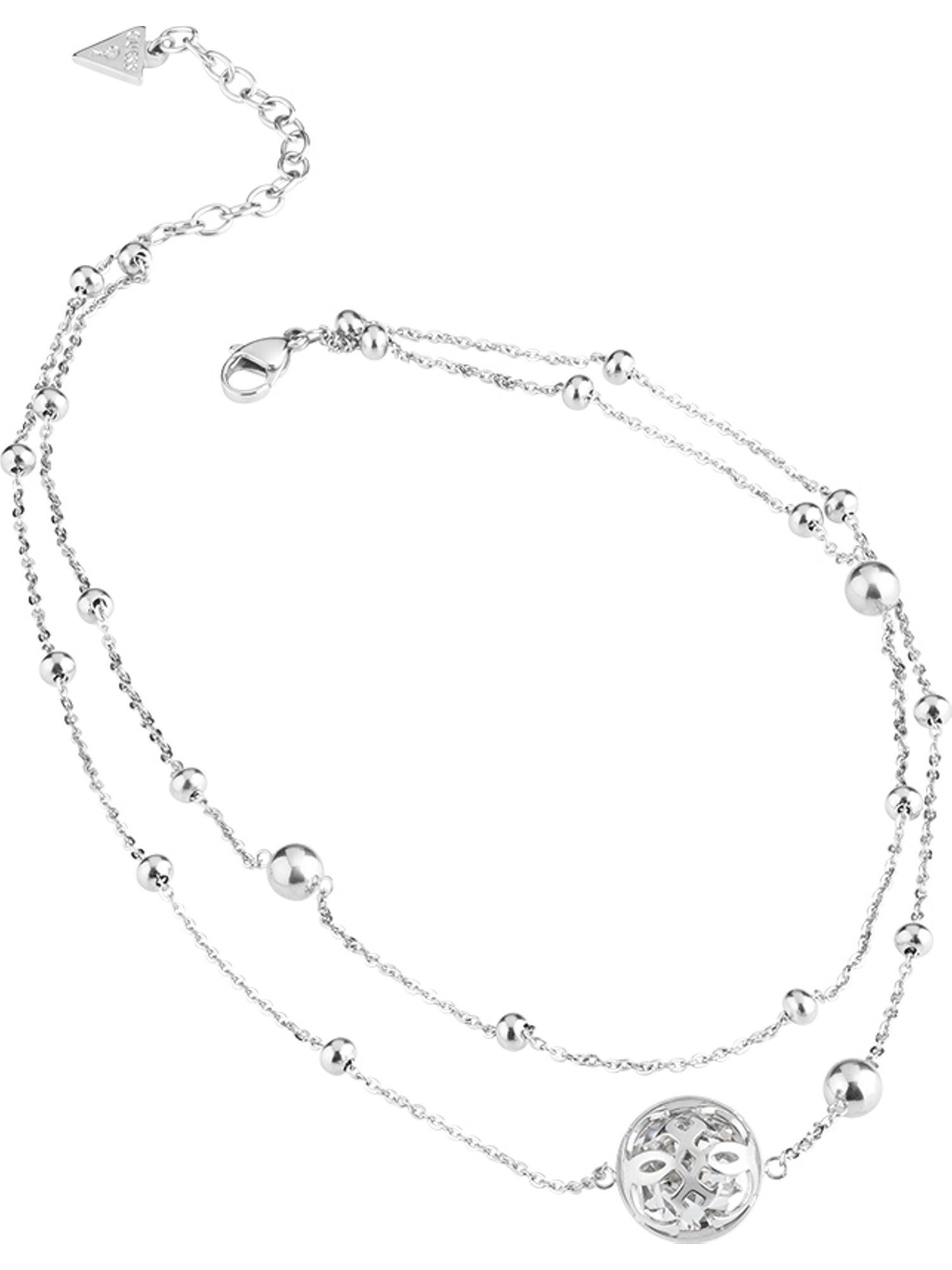 Guess Edelstahlkette Guess Damen-Kette Edelstahl Zirkonia