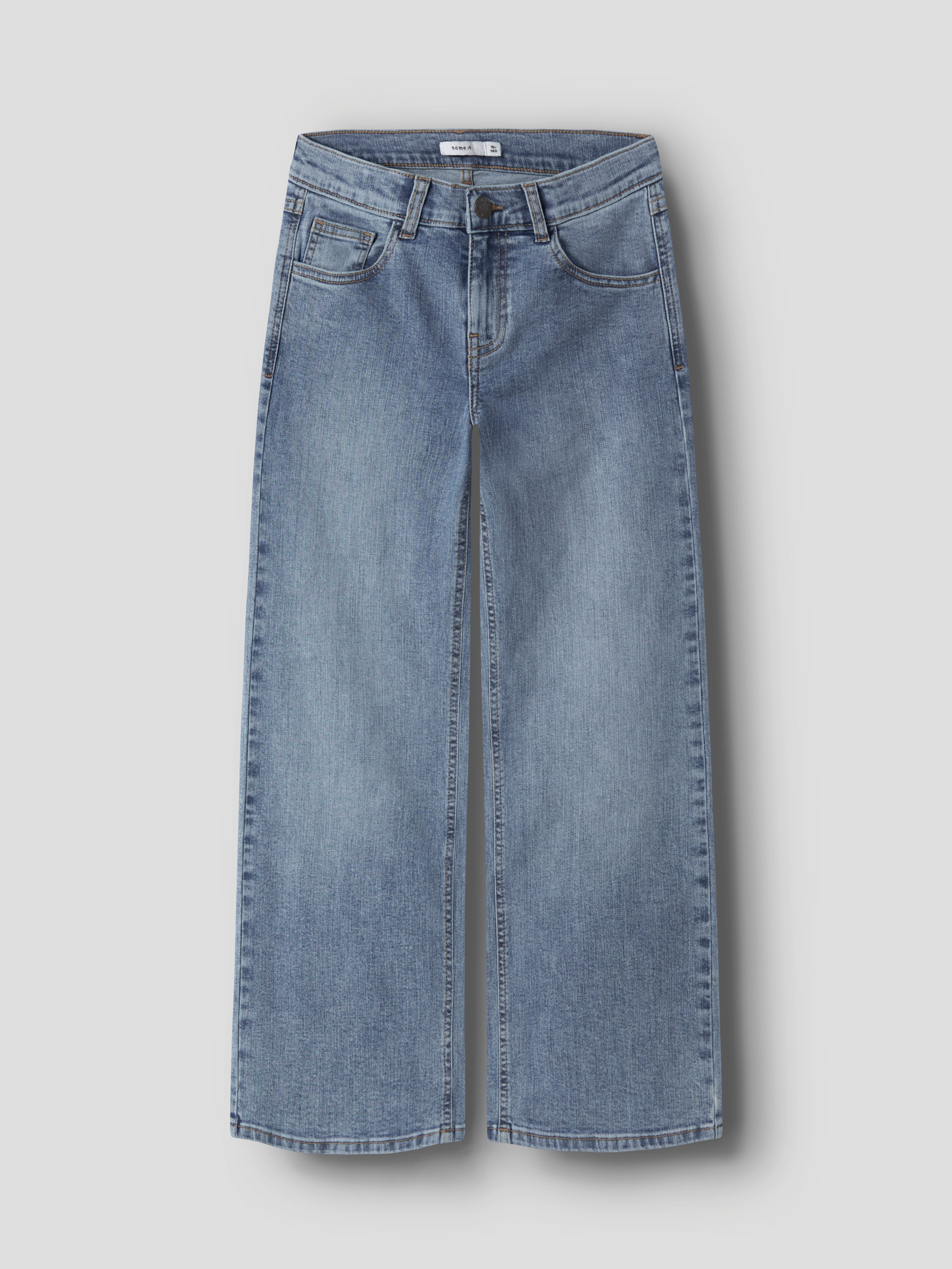 Name It Weite Jeans NKFROSE WIDE JEANS 8809-MD TB Baumwollmischung, regular fit