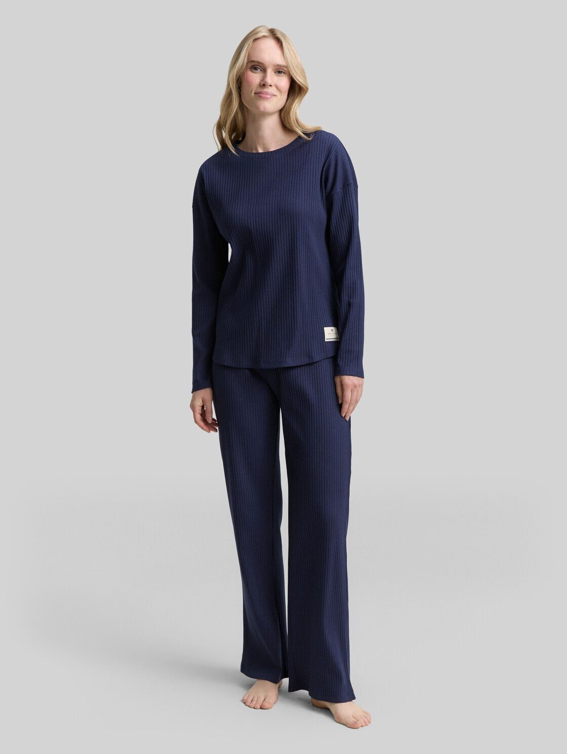 TOM TAILOR Sweatpants Bodywear Basic Pyjama-Set