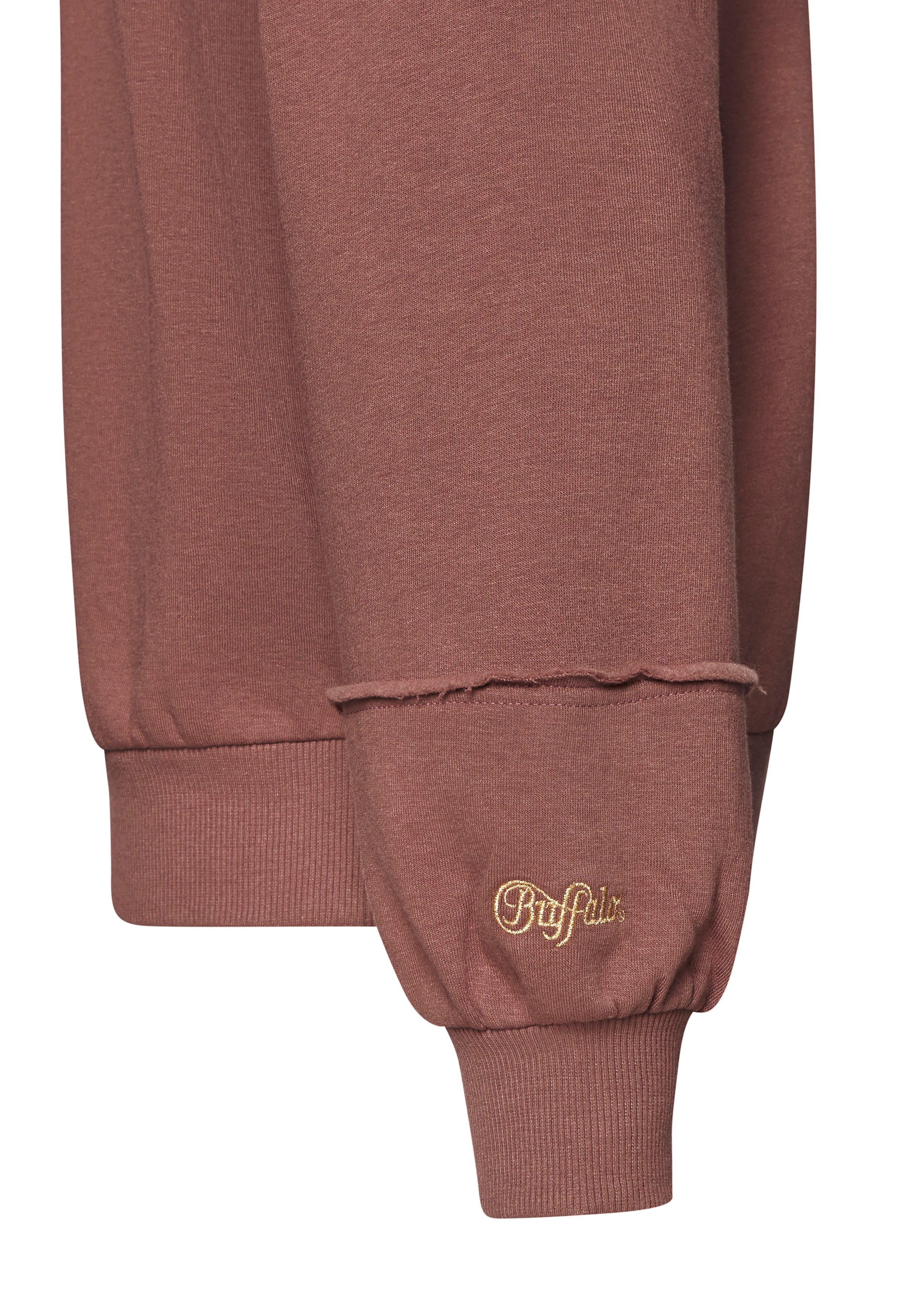 Buffalo Sweater mit aufwendiger Stickerei