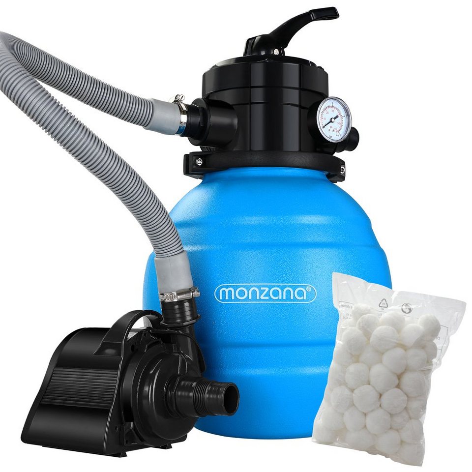 monzana Sandfilteranlage »Sandfilteranlage Set«, Sandfilteranlage 4,5 m³/h inkl. 320g monzana Sandfilteranlage »Sandfilteranlage Set«, Sandfilteranlage 4,5 m³/h inkl. 320g