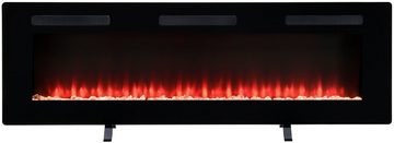 Dimplex Elektrokamin Sierra 60", schwarz,mit Heizung, Fernbedienung, App, Optiflame® Flammeneffekt