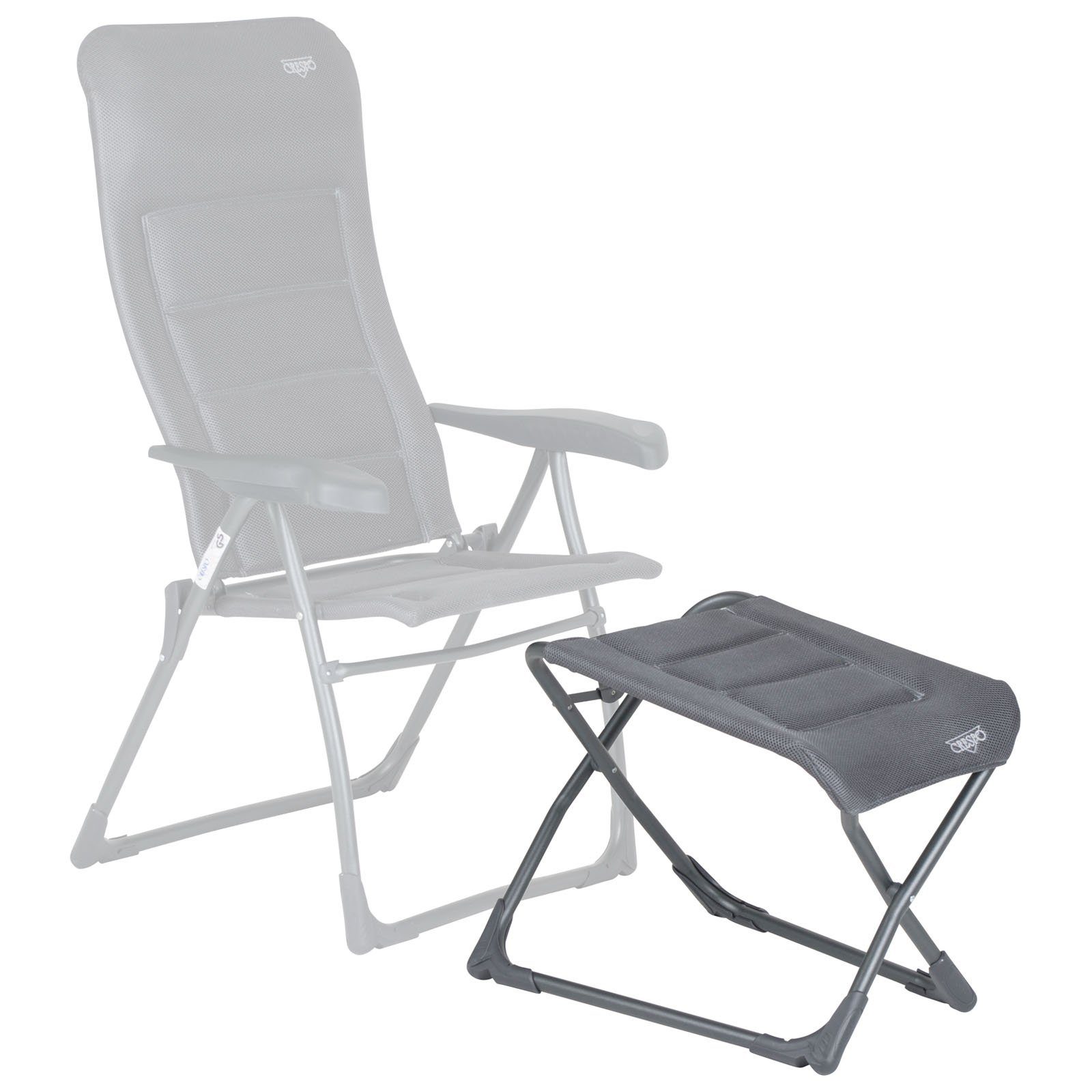 Crespo Fußhocker Fußablage AP 231 Air Deluxe Camping Stuhl, Klappstuhl Fuß Bank Табуретки Alu