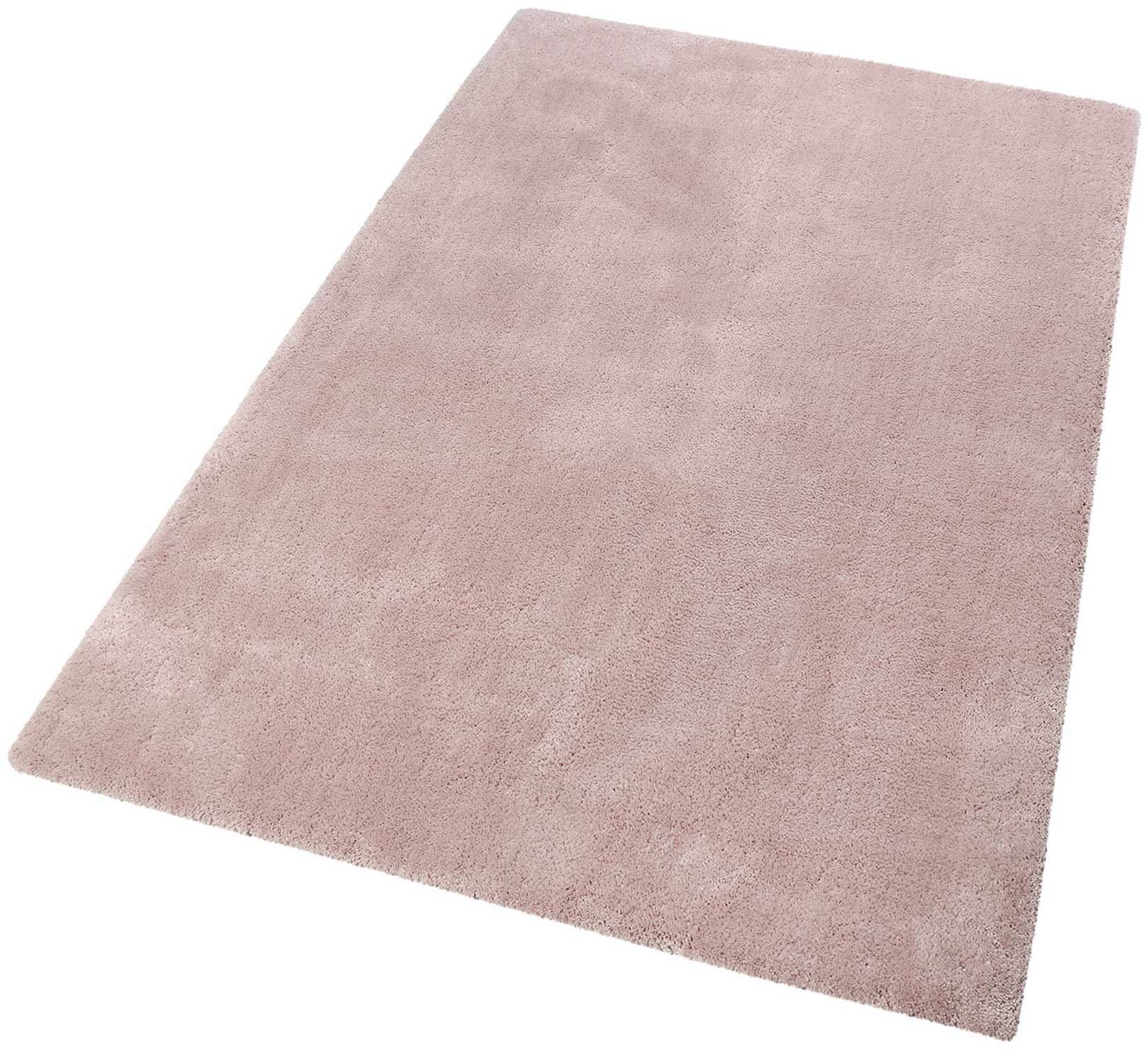 große Hochflor sehr 25 mm, Höhe: weicher rosa/creme Farbauswahl, Esprit, Wohnzimmer, rechteckig, Relaxx, Hochflor-Teppich dichter