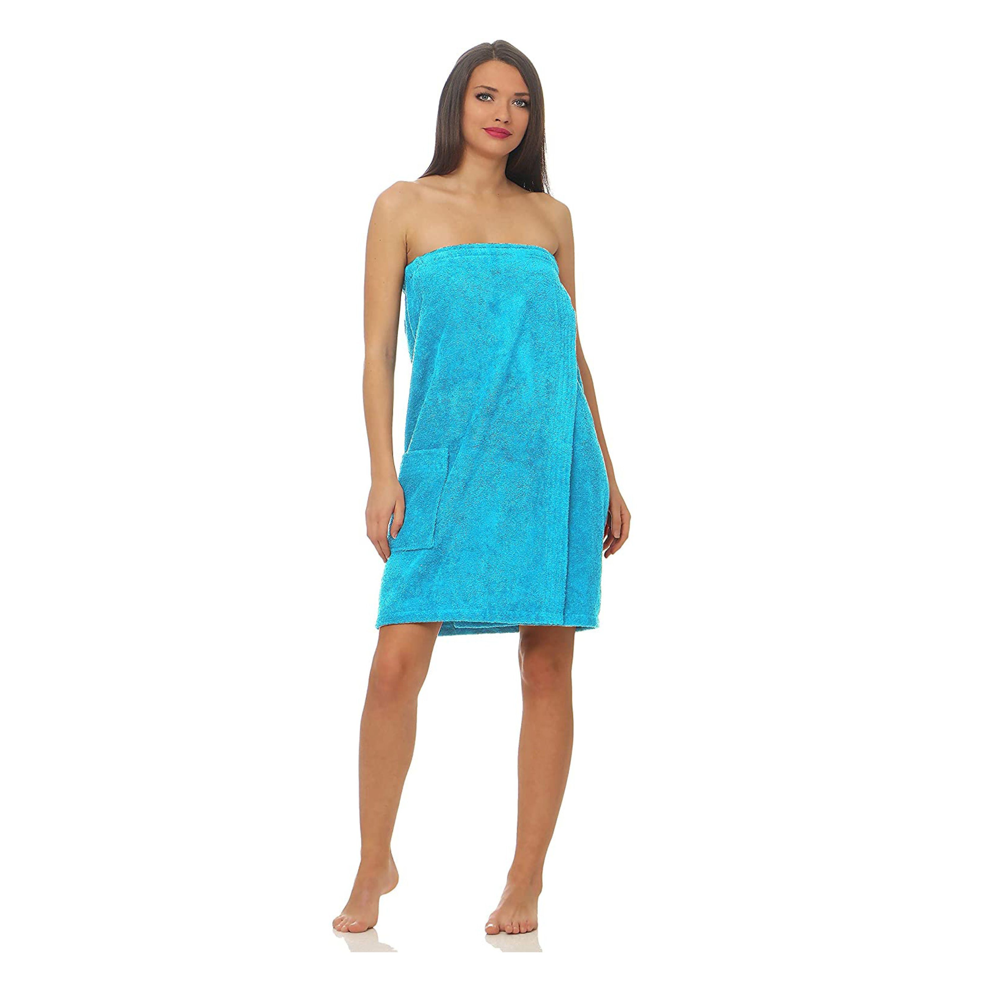 CLASS HOME COLLECTION Saunatuch Damen Saunakilt Saunatuch mit Klettverschlu günstig online kaufen