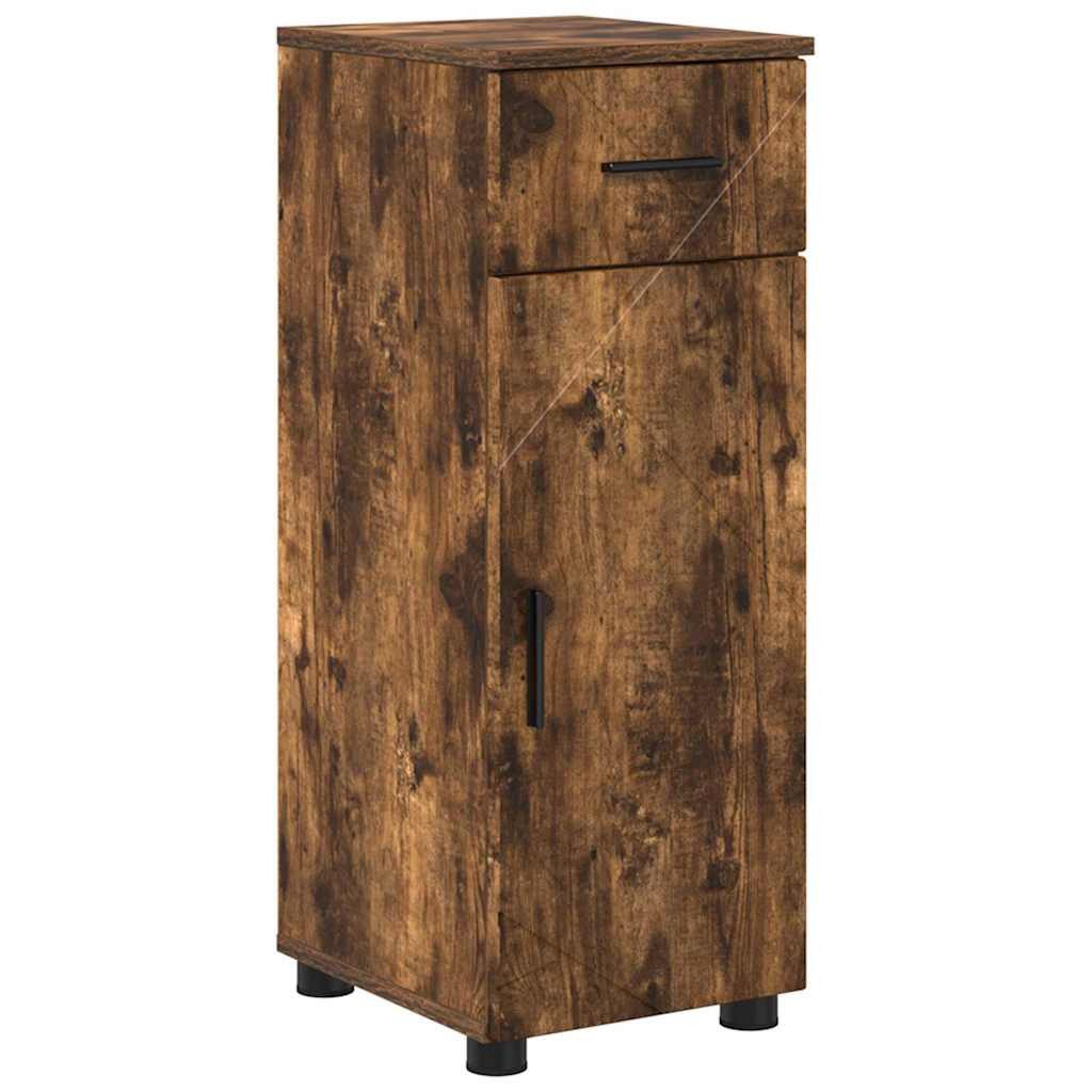 vidaXL Badezimmerspiegelschrank Badezimmer Schrank Räuchereiche 30 günstig online kaufen