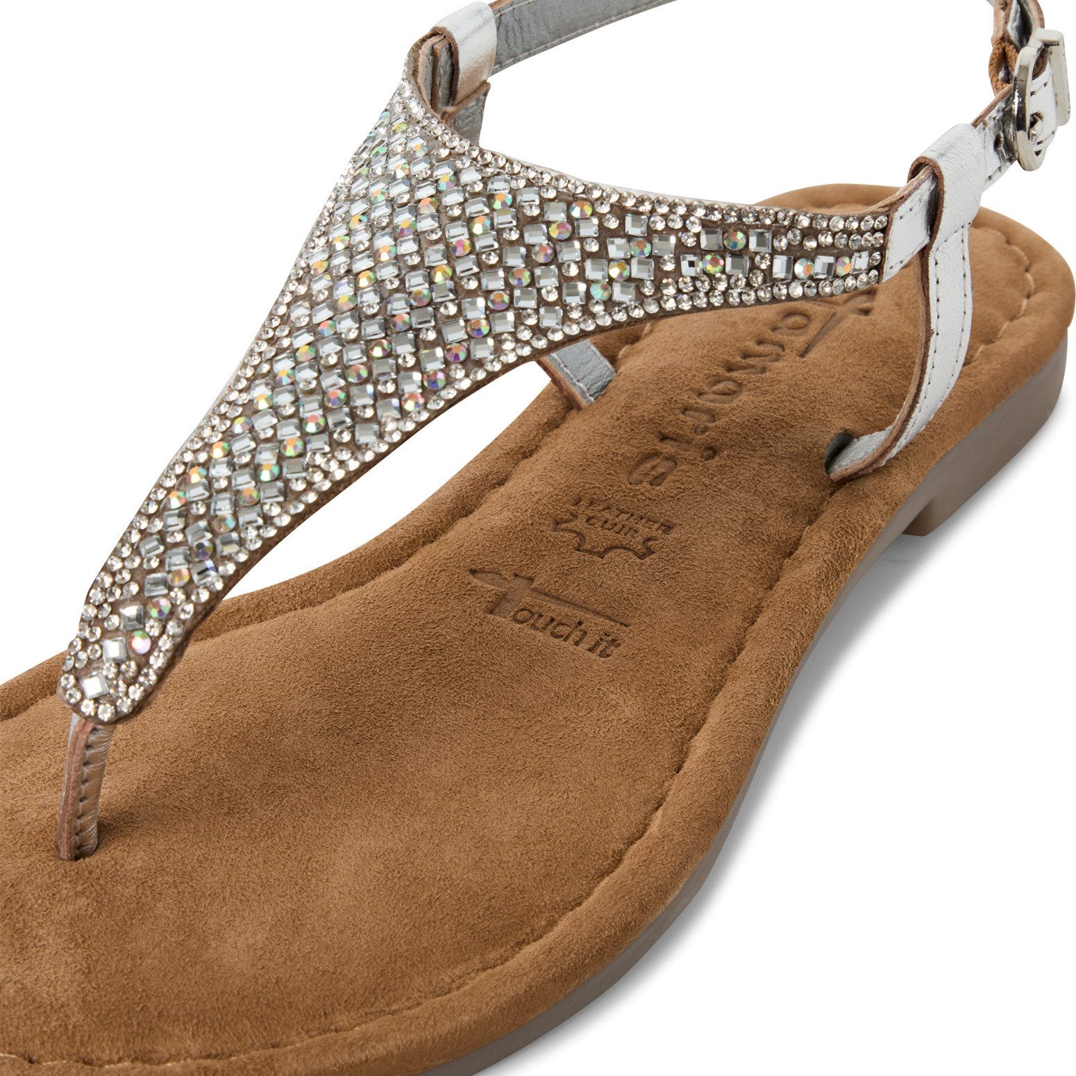 Tamaris Riemchensandale, Sandalette, Sommerschuh, Festtagsschuh, funkelnde günstig online kaufen