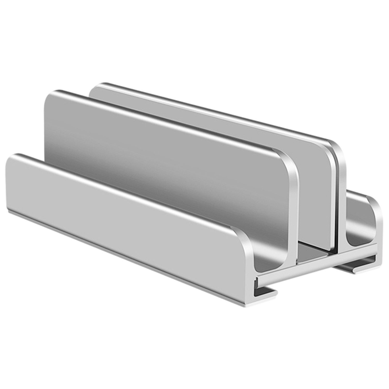 Refttenw Laptop-Ständer Laptop Ständer Vertikal, 3 in 1 Laptopständer Aluminium, Verstellbarer, (verstellbar (1,3-3,8 cm) inkl. Sechskantschlüssel)