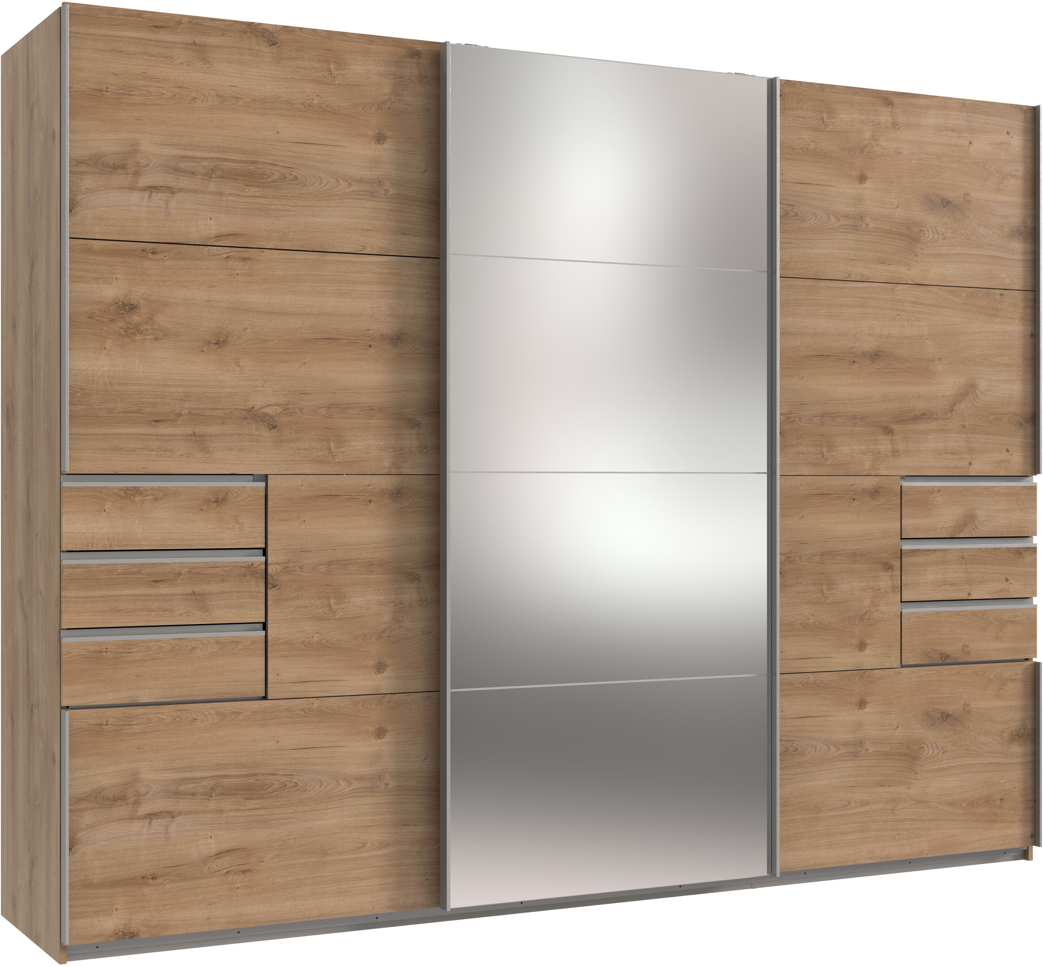 Wimex Schwebetürenschrank Saigon mit Spiegeltür, 3 Türen, 270cm breit