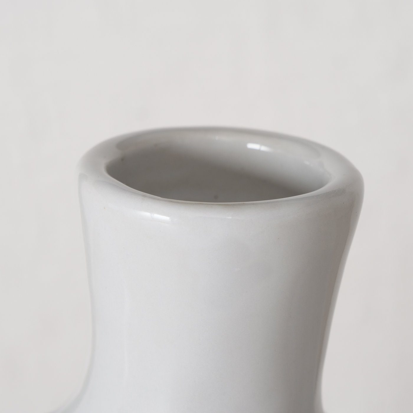 "Caileen" in aus BOLTZE Keramik H25cm, Vase Dekovase weiß