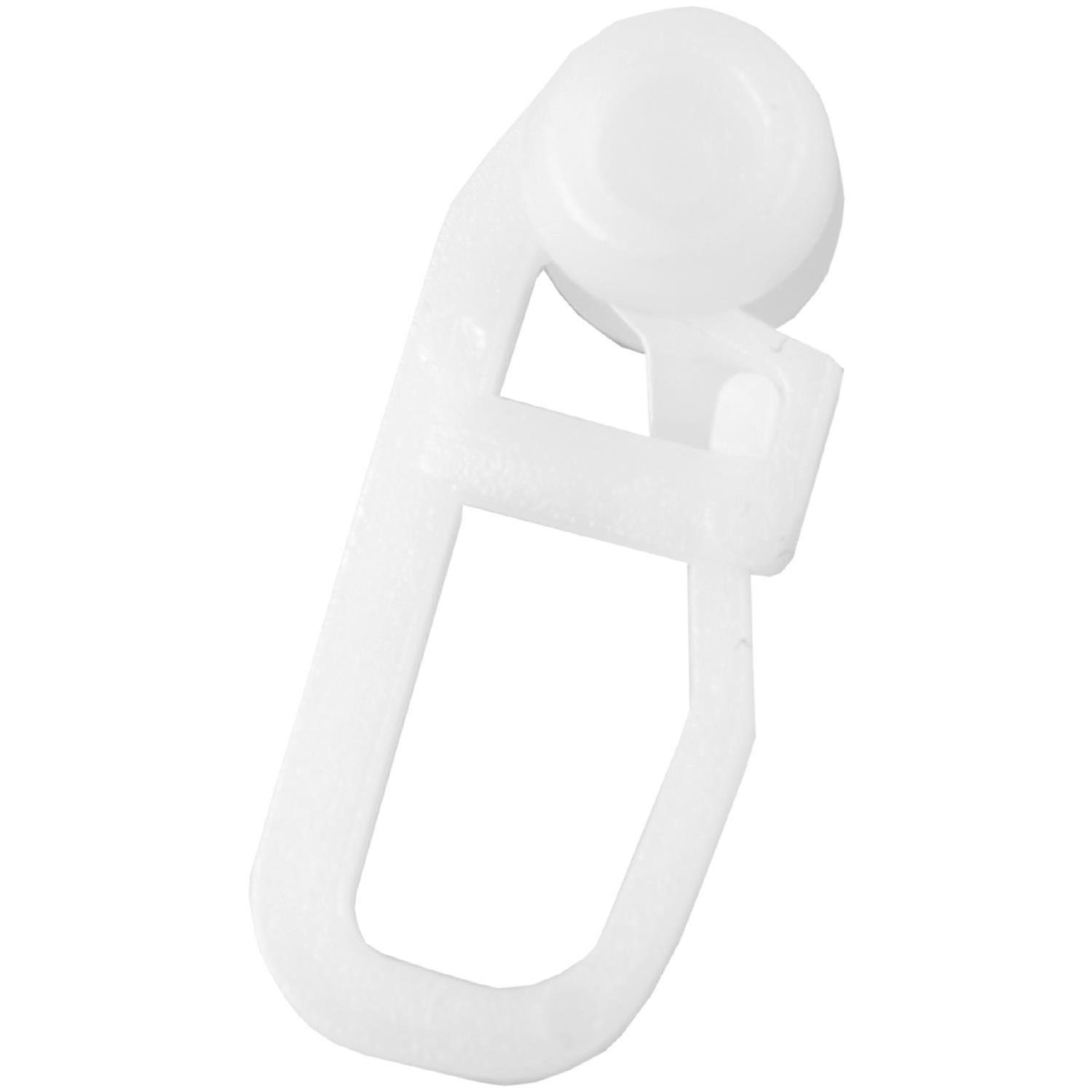 Bestlivings Gardinenröllchen zum Einhängen von Stoffen mit Gardinen- und Kräuselbändern, (Spar-Set, 50-St), für Innenlaufschienen mit Nutbreite 4–7 mm, geräuscharmes Gleiten